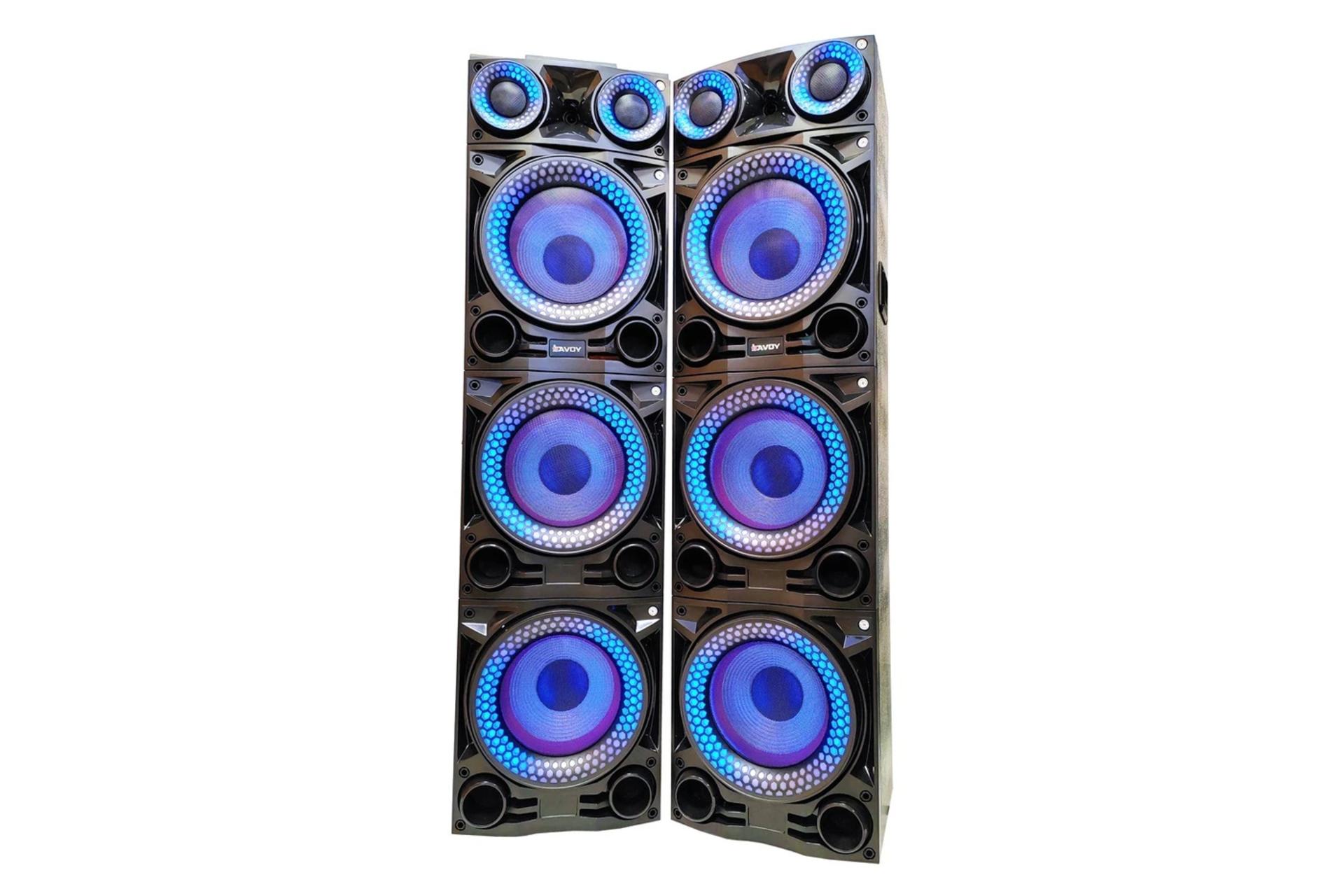 ابعاد و اندازه اسپیکر ساووی SV-2075