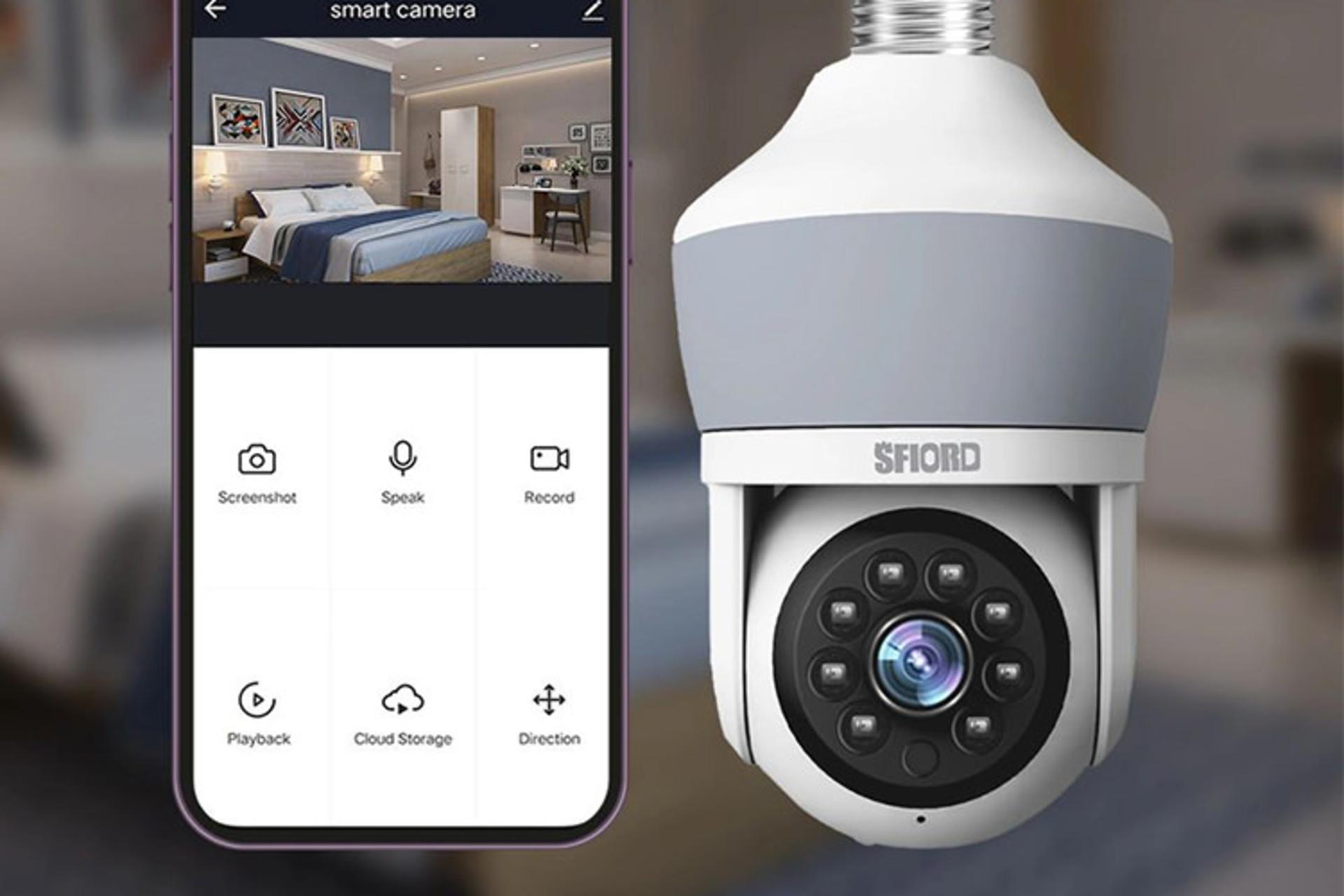 دوربین نظارتی اسفیورد Sfiord Z536 نرم افزار موبایل