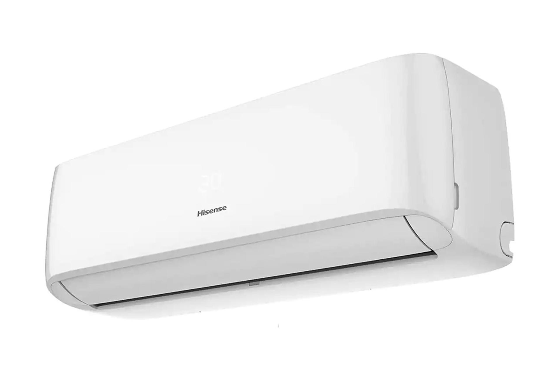 کولر گازی هایسنس Hisense AS-12HR4SYRCA01 نمای جلو و راست