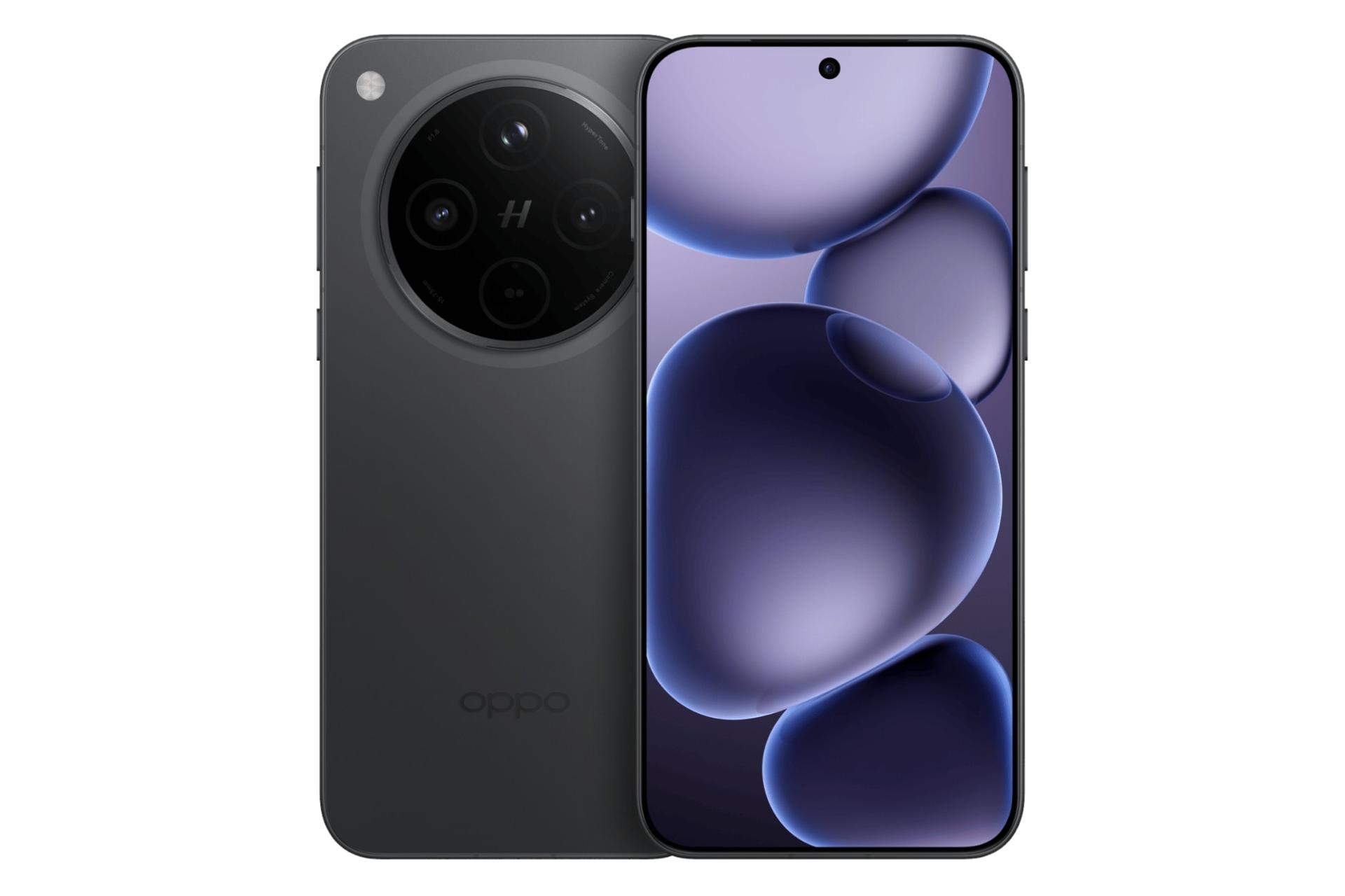 پنل جلو و پشت گوشی موبایل فایند X8s پلاس اوپو مشکی / Oppo Find X8s Plus