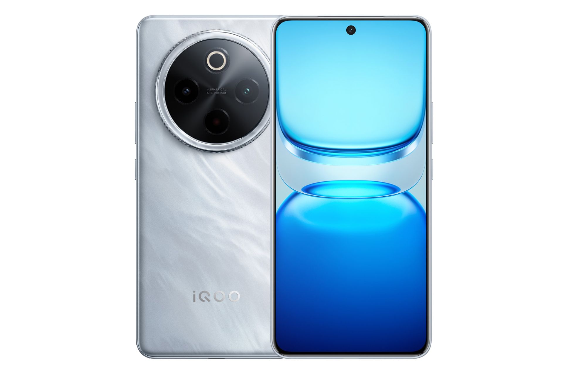 پنل جلو و پشت گوشی موبایل ویوو vivo iQOO Z10 نقره ای