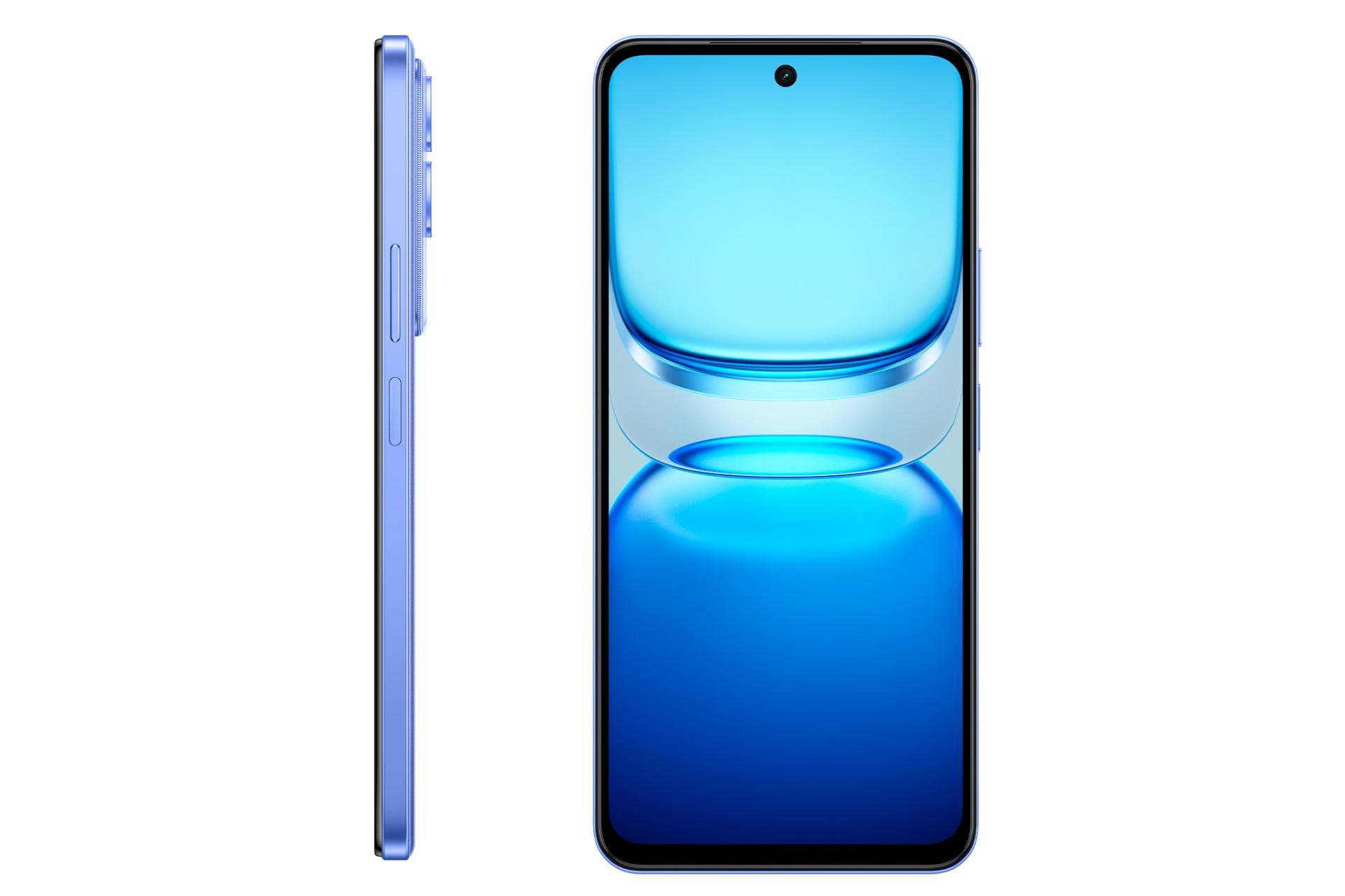 پنل جلو و فریم گوشی موبایل ویوو vivo iQOO Z10x آبی