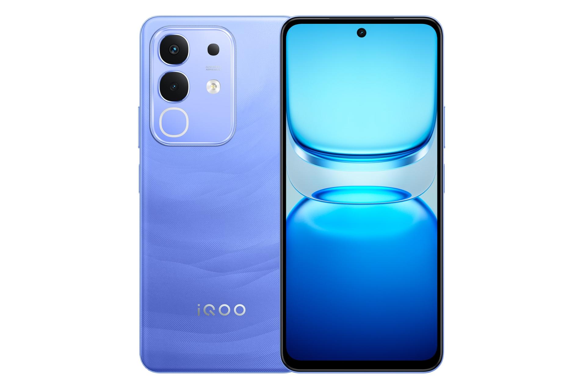 پنل جلو و پشت گوشی موبایل ویوو vivo iQOO Z10x آبی