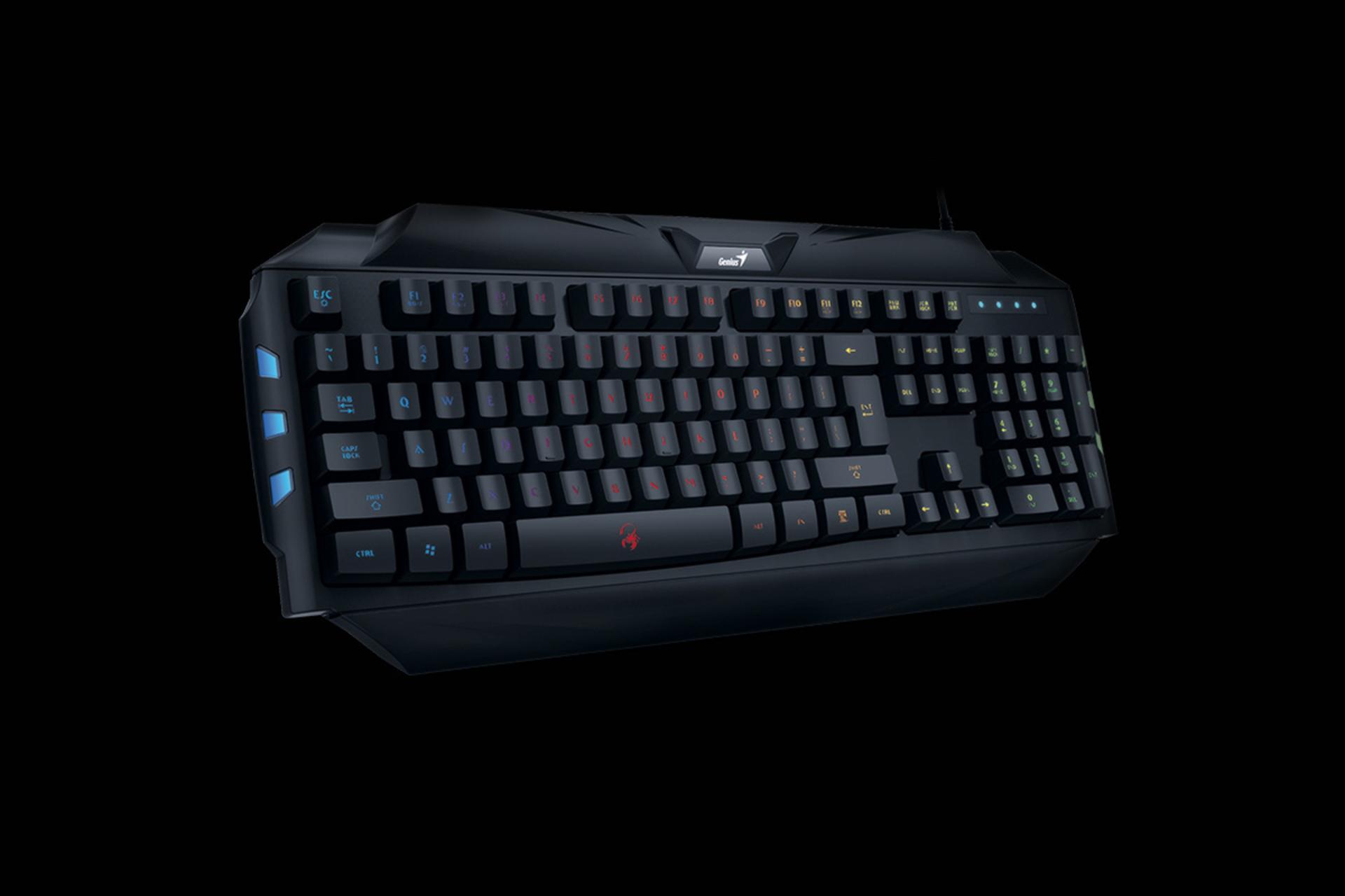 ابعاد و اندازه کیبورد جنیوس Scorpion K5