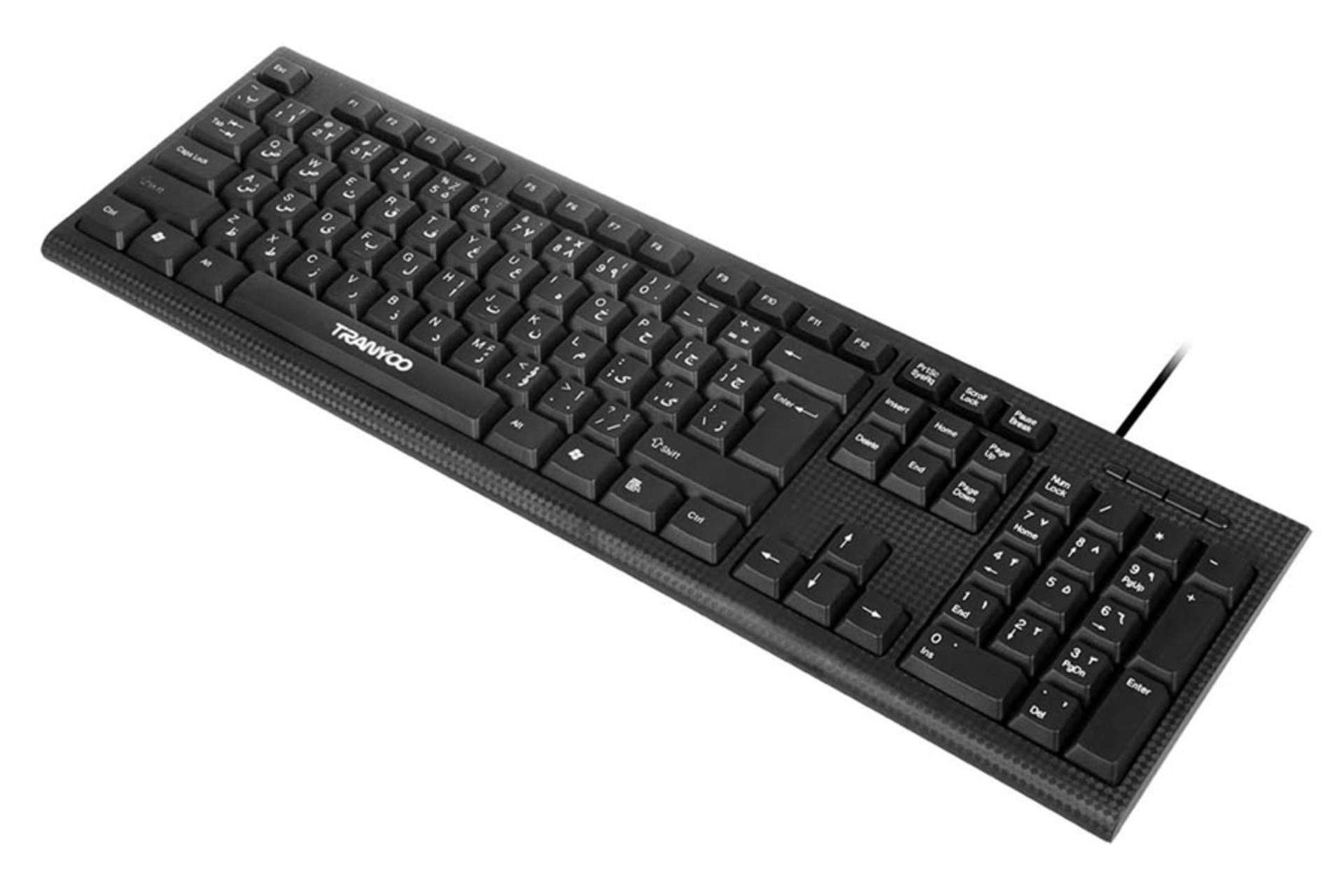 ابعاد و اندازه کیبورد ترانیو T-K1020