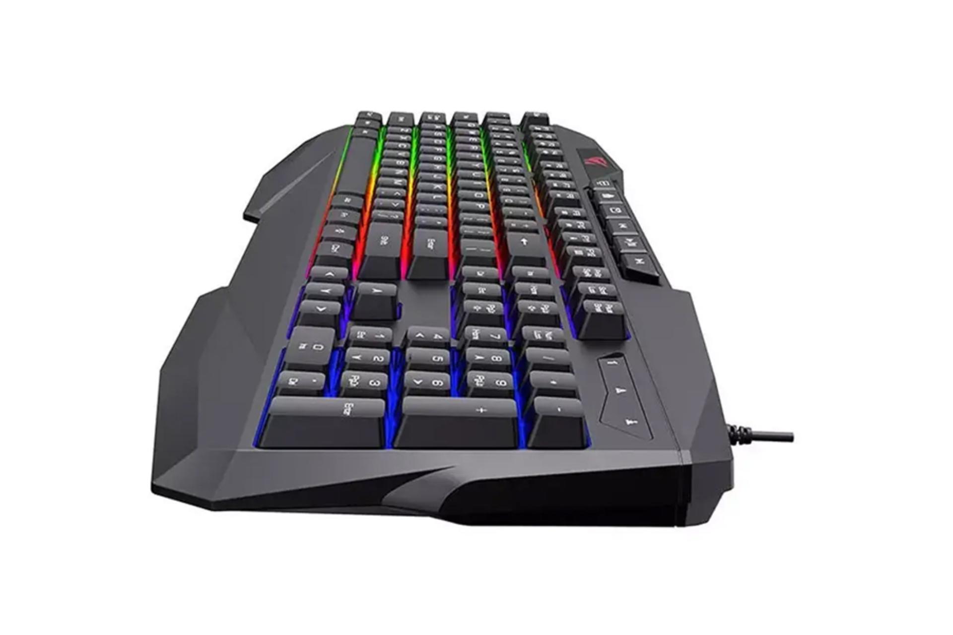 نمای کنار کیبورد هویت KB878L