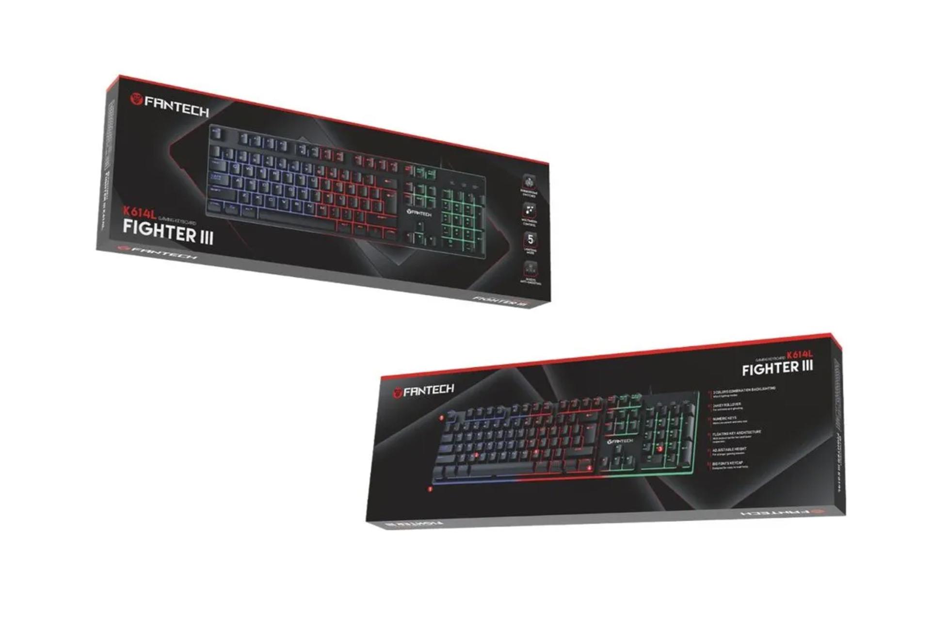 جعبه کیبورد فنتک FIGHTER III K614L