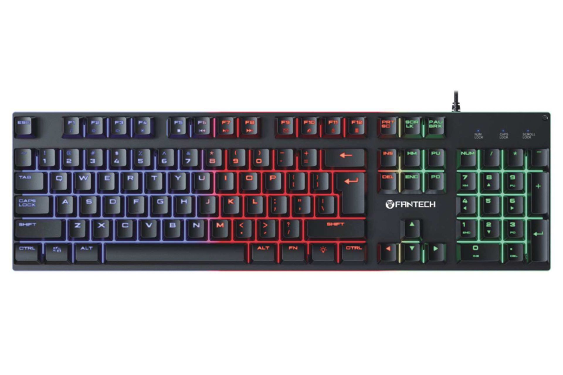 ابعاد و اندازه کیبورد فنتک FIGHTER III K614L