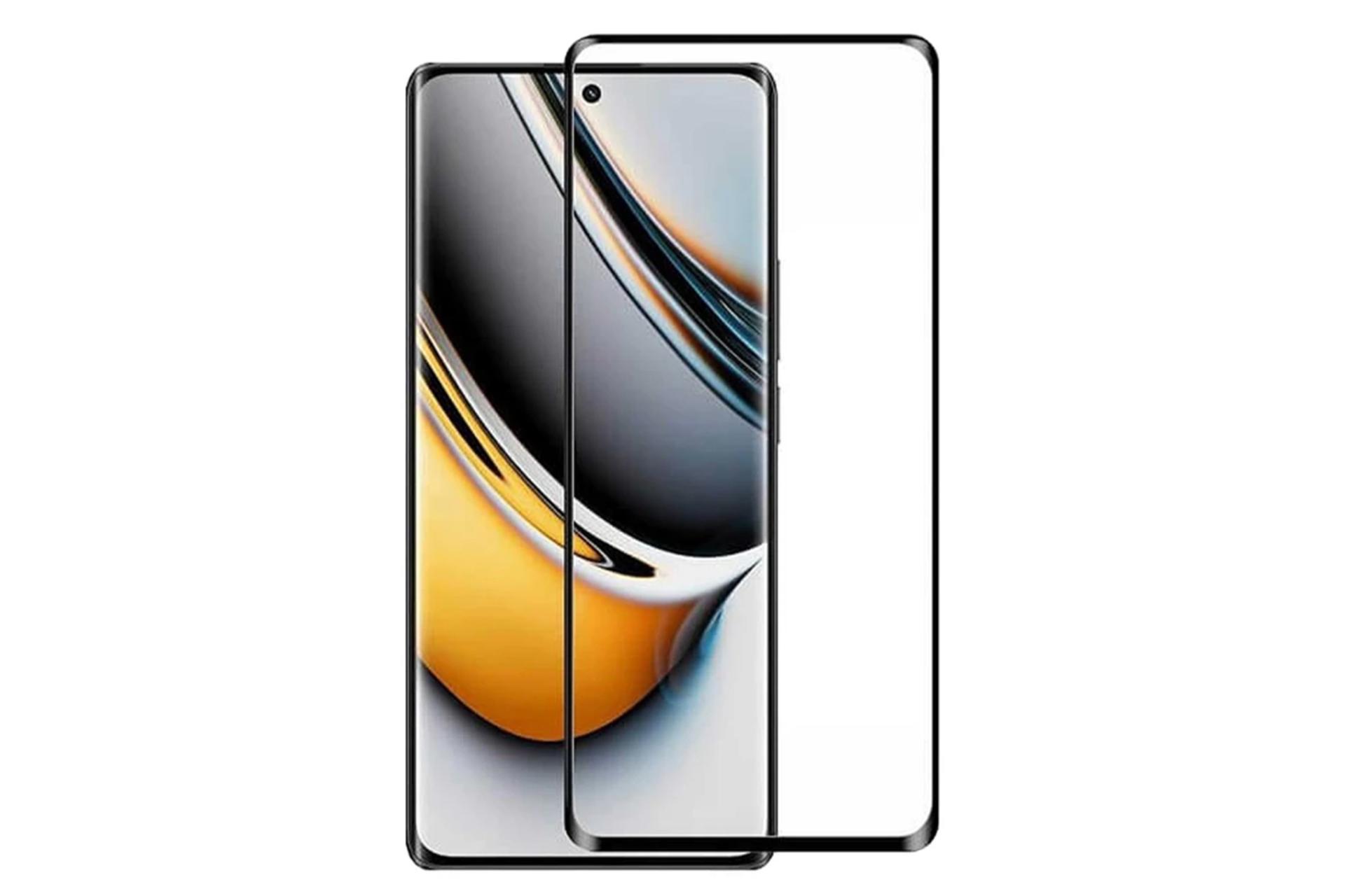محافظ صفحه نمایش گوشی بوف مدل FullGlue-Max مناسب ریلمی Realme 11 Pro Plus / 11 Pro / 10 Pro Plus / Narzo 60 Pro