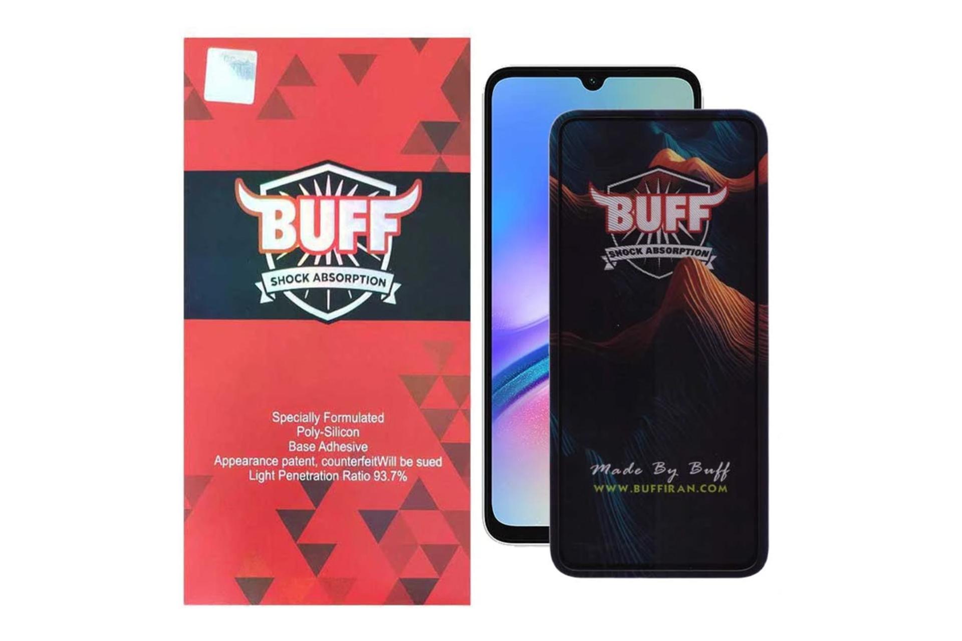 جعبه محافظ صفحه نمایش گوشی بوف مدل 5D Mountain مناسب سامسونگ Galaxy A05s / A05 / A70