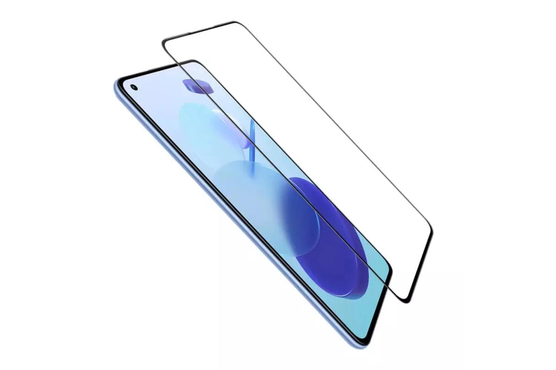 شفافیت محافظ صفحه نمایش گوشی بوف مدل 5D Super Power مناسب شیائومی Mi 11 Lite / 12 Lite / Mi 11 Lite 5G NE