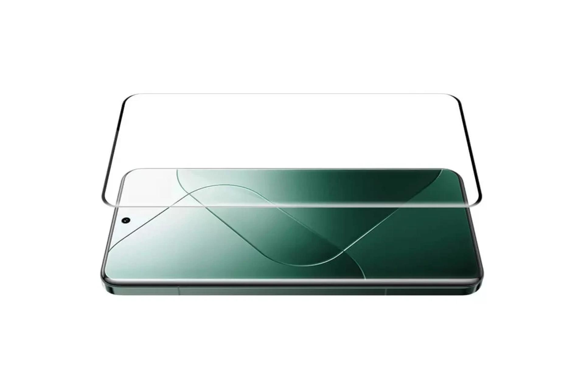 شفافیت محافظ صفحه نمایش گوشی بوف مدل FullGlue-Max مناسب شیائومی 14 Pro