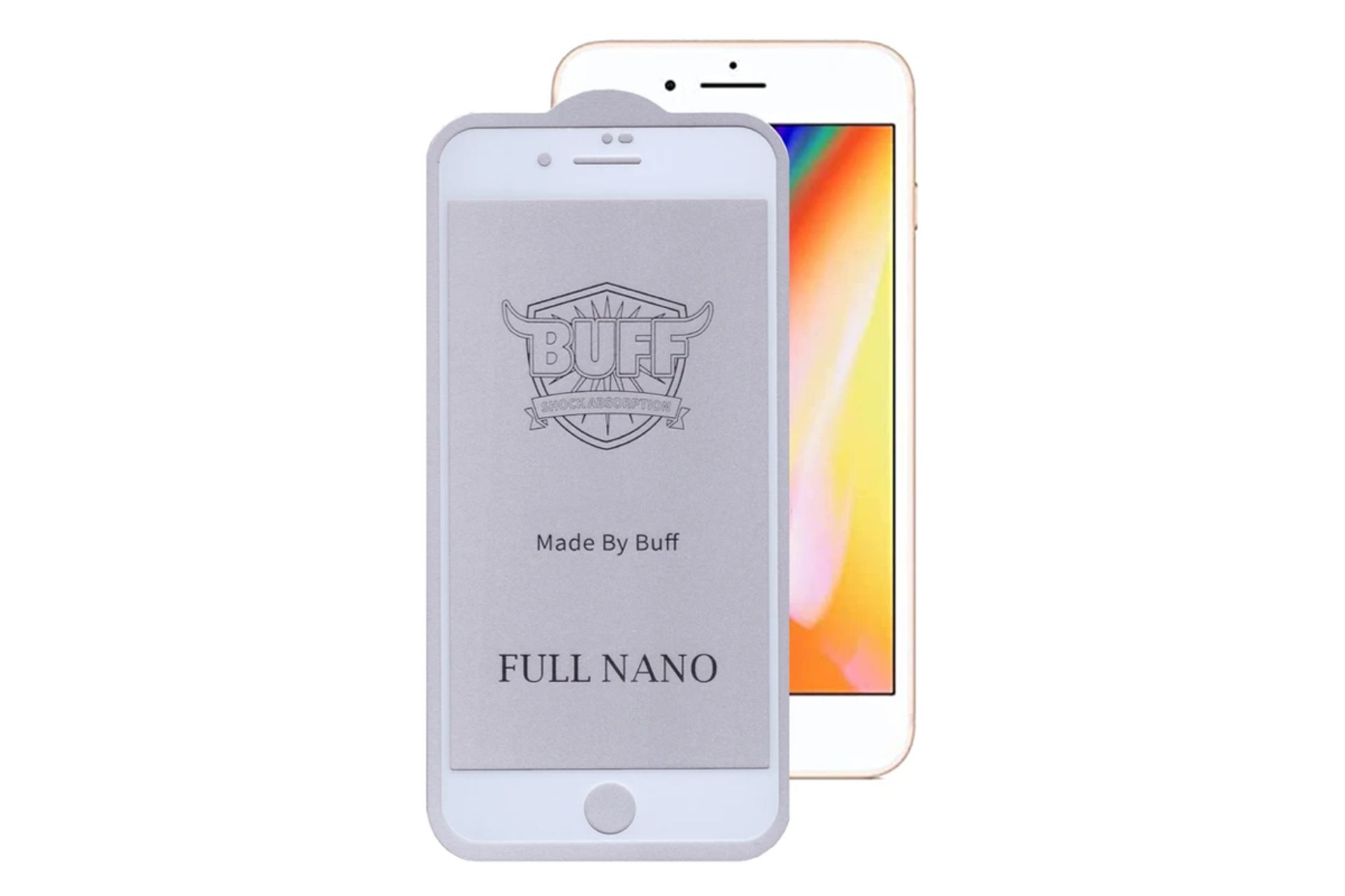 محافظ صفحه نمایش گوشی بوف مدل Full Nano مناسب اپل iPhone 8 Plus / 7 Plus