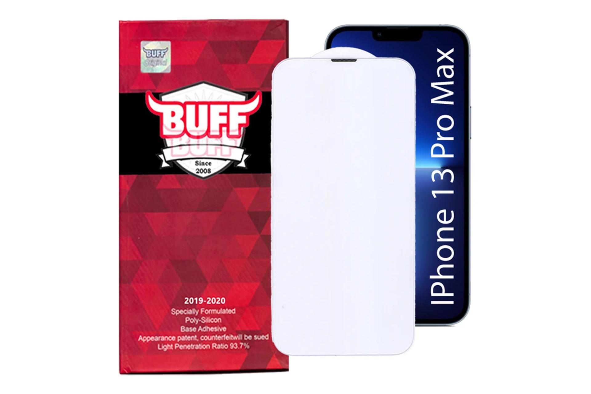 جعبه محافظ صفحه نمایش گوشی بوف مدل 5D FP33 مناسب اپل iPhone 13 Pro Max