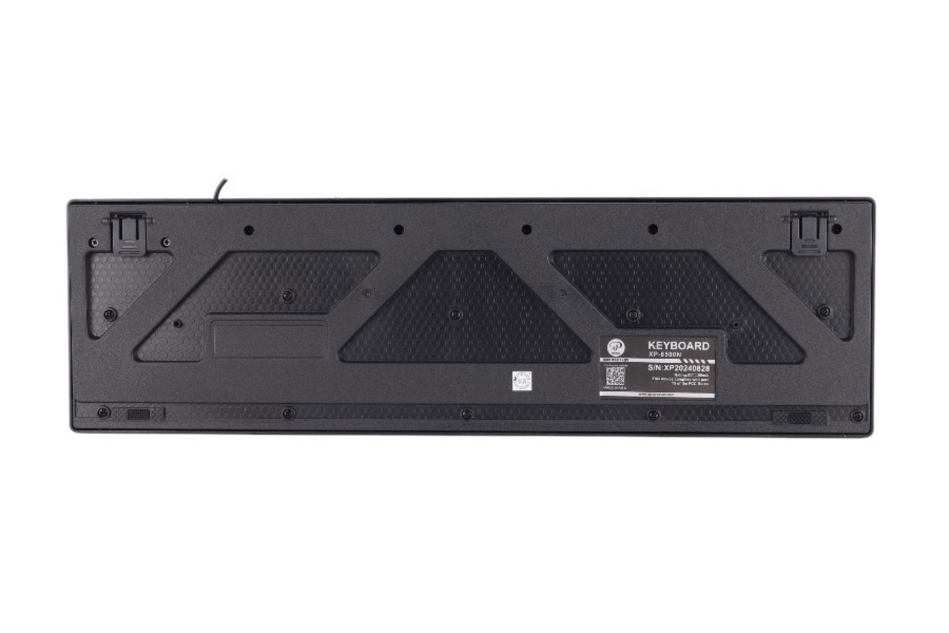 نمای پشت و بدنه کیبورد ایکس پی پروداکت XP-8500N