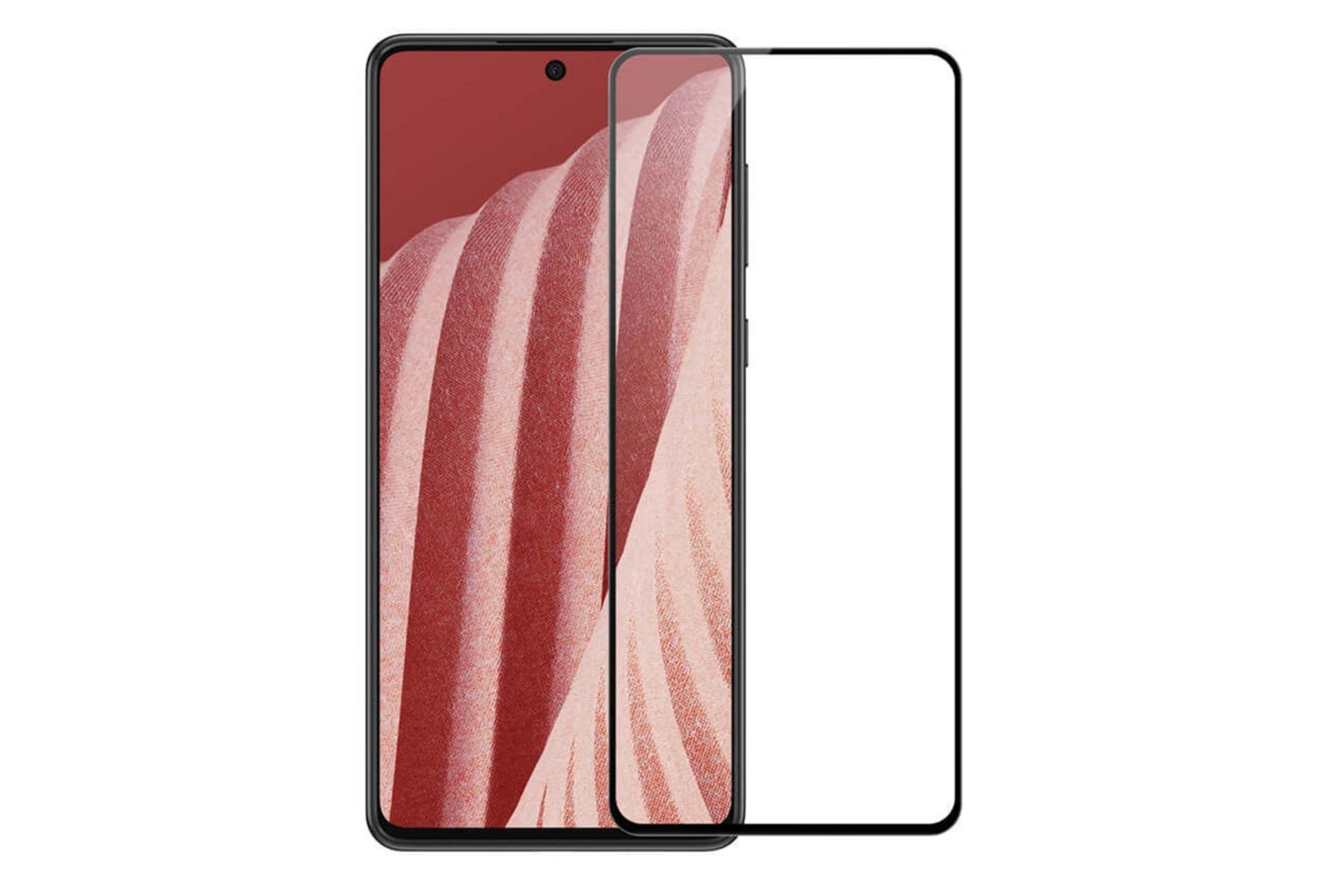 شفافیت محافظ صفحه نمایش گوشی بوف مدل 5D Super Power مناسب سامسونگ Galaxy A73 5G / A72 / M53 5G / M52 / A71 / A81 / A91 / M62