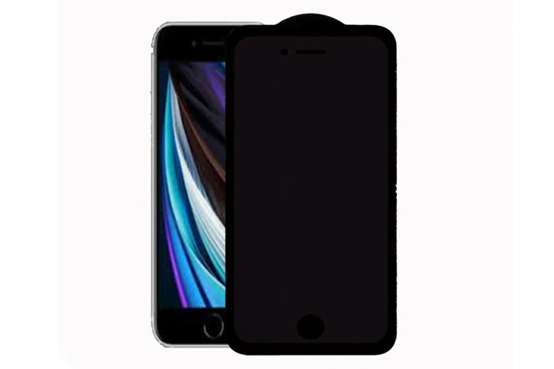 شفافیت محافظ صفحه نمایش گوشی بوف مدل 5D F33 مناسب اپل iPhone SE 2020