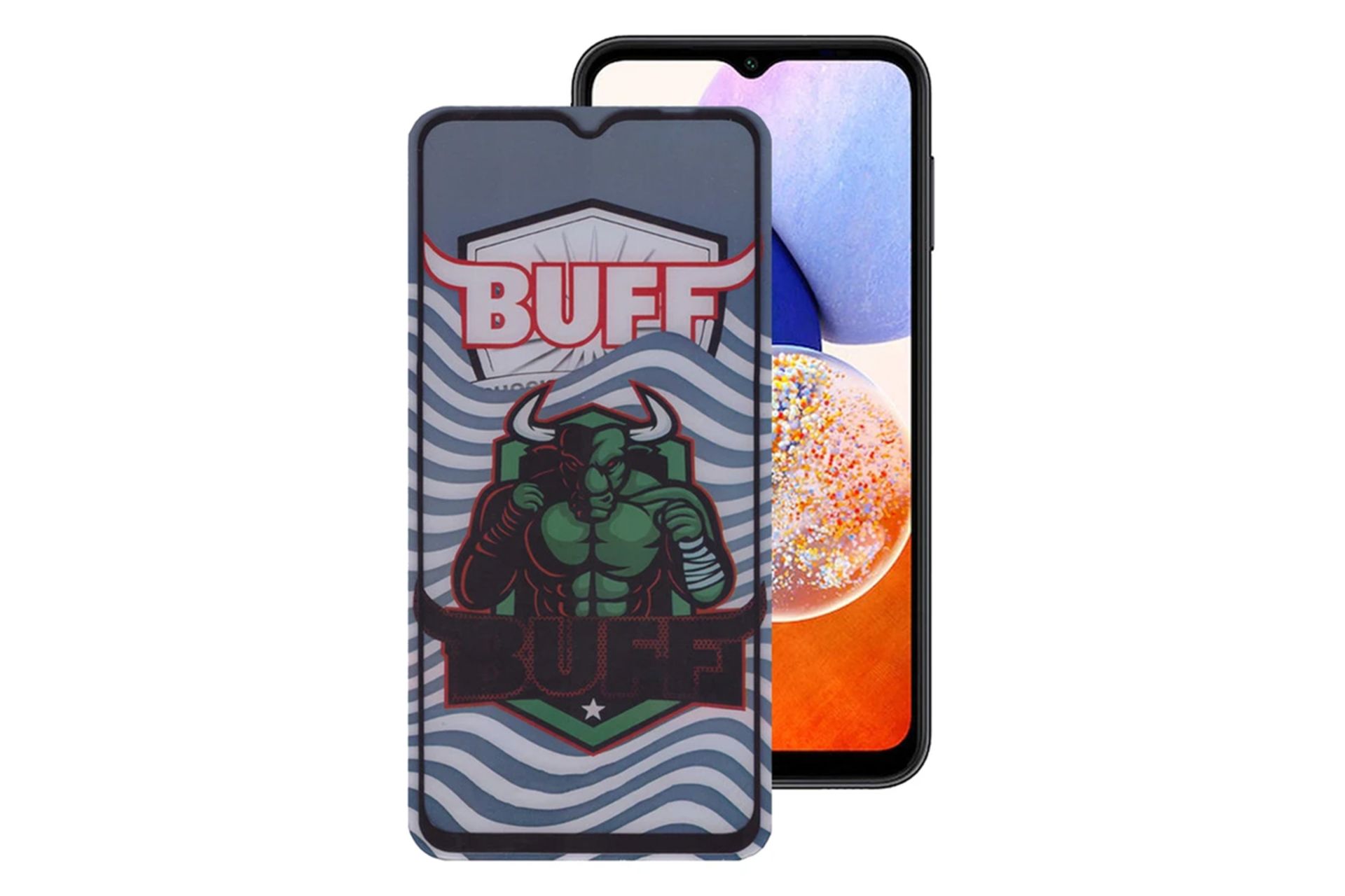 شفافیت محافظ صفحه نمایش گوشی بوف مدل 5D Super Power مناسب سامسونگ Galaxy A14 5G / 4G