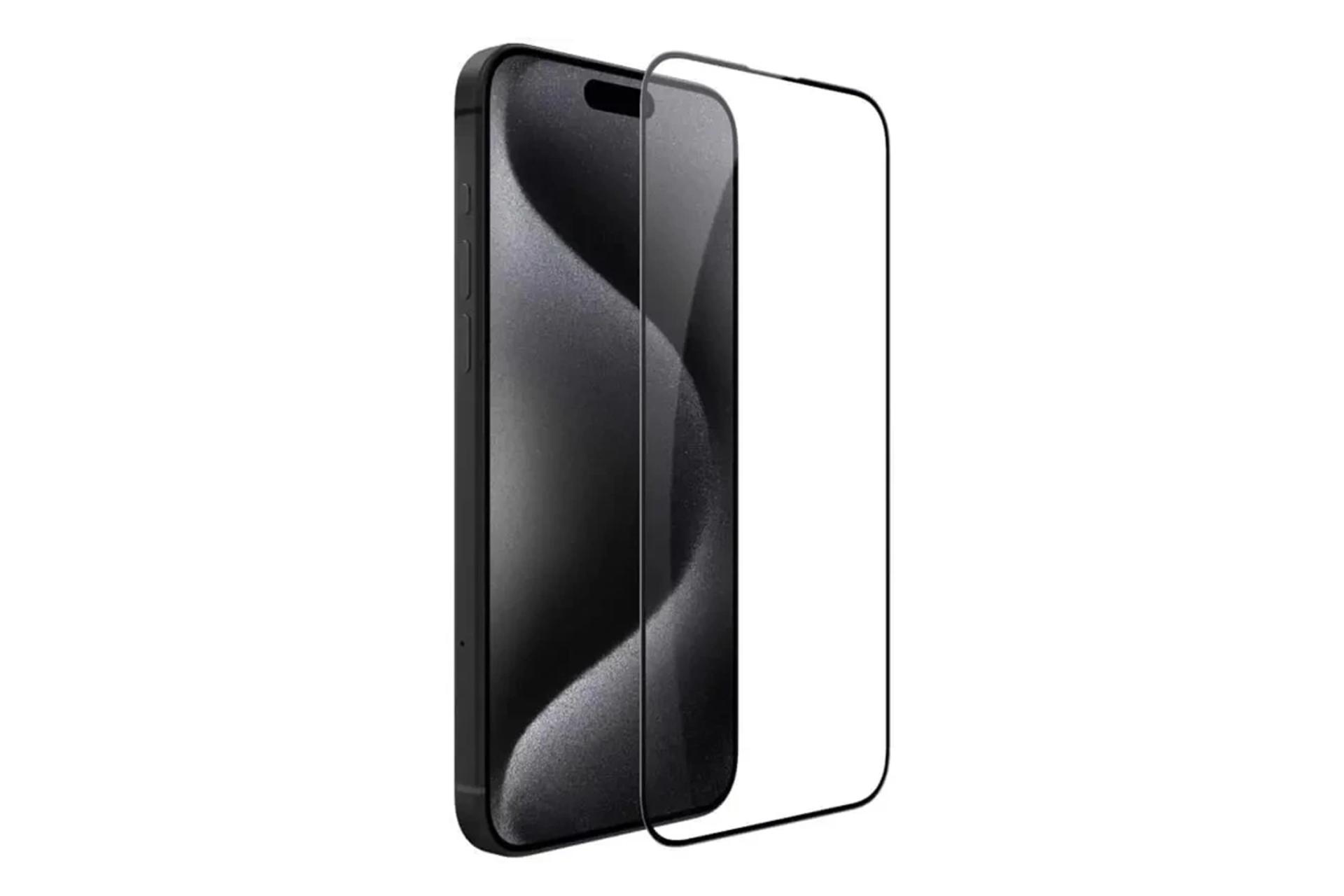 شفافیت محافظ صفحه نمایش گوشی بوف مدل BullRun Crystal Pro مناسب اپل iPhone 15 Pro