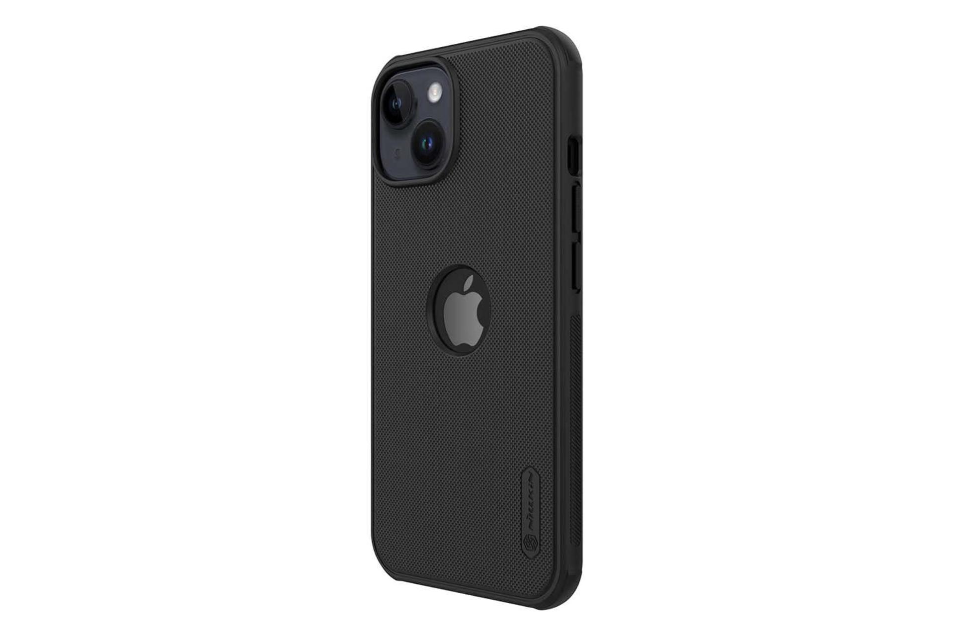 نمای سمت راست قاب گوشی نیلکین مدل Super Frosted Shield Pro Logo CutOut مناسب اپل iPhone 13 Pro Max