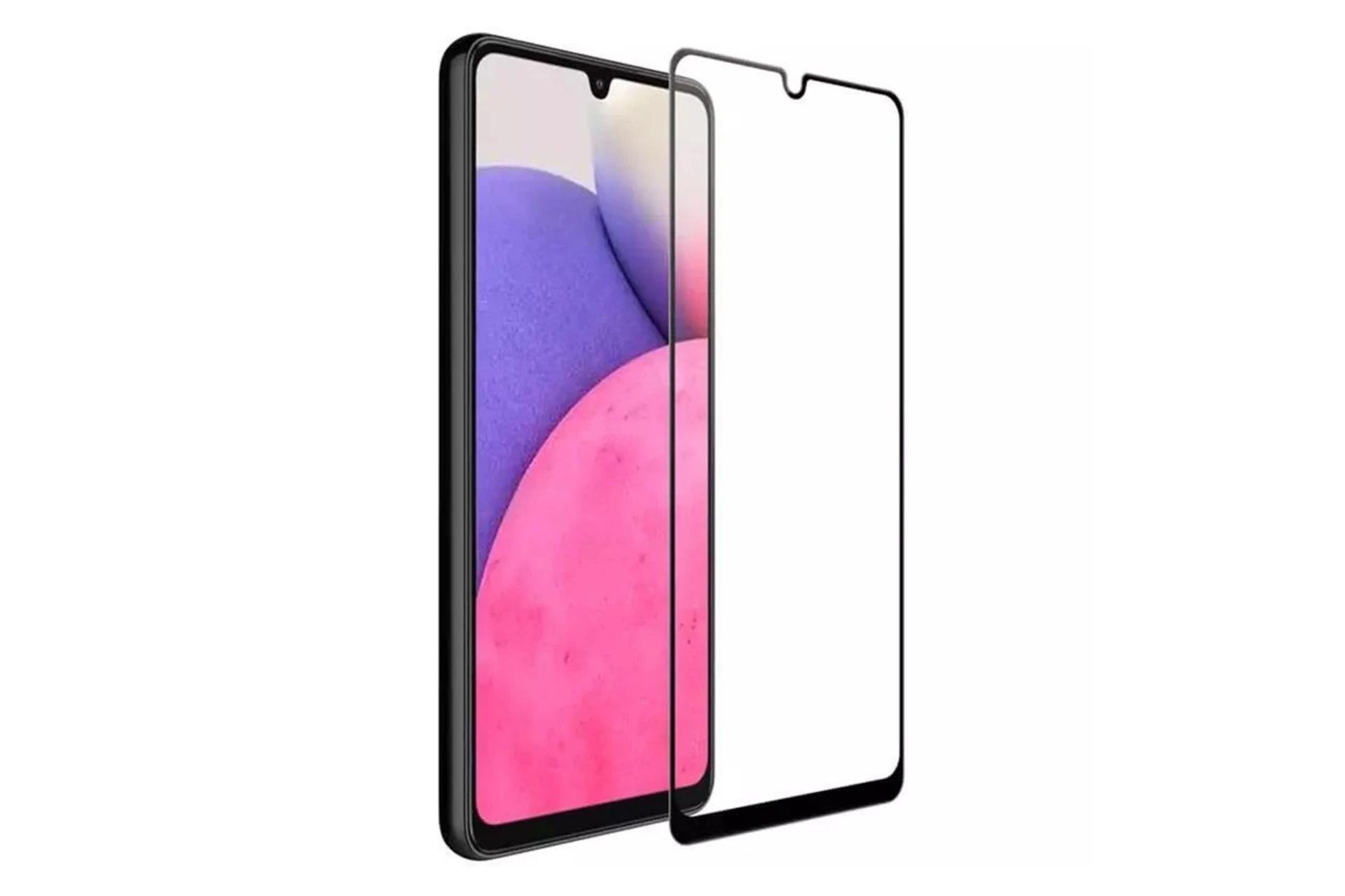 شفافیت محافظ صفحه نمایش گوشی بوف مدل 5D Super Power مناسب سامسونگ Galaxy A33 / A32 4G / A31 / A30S / A22 4G / A30 / A50 / A50s