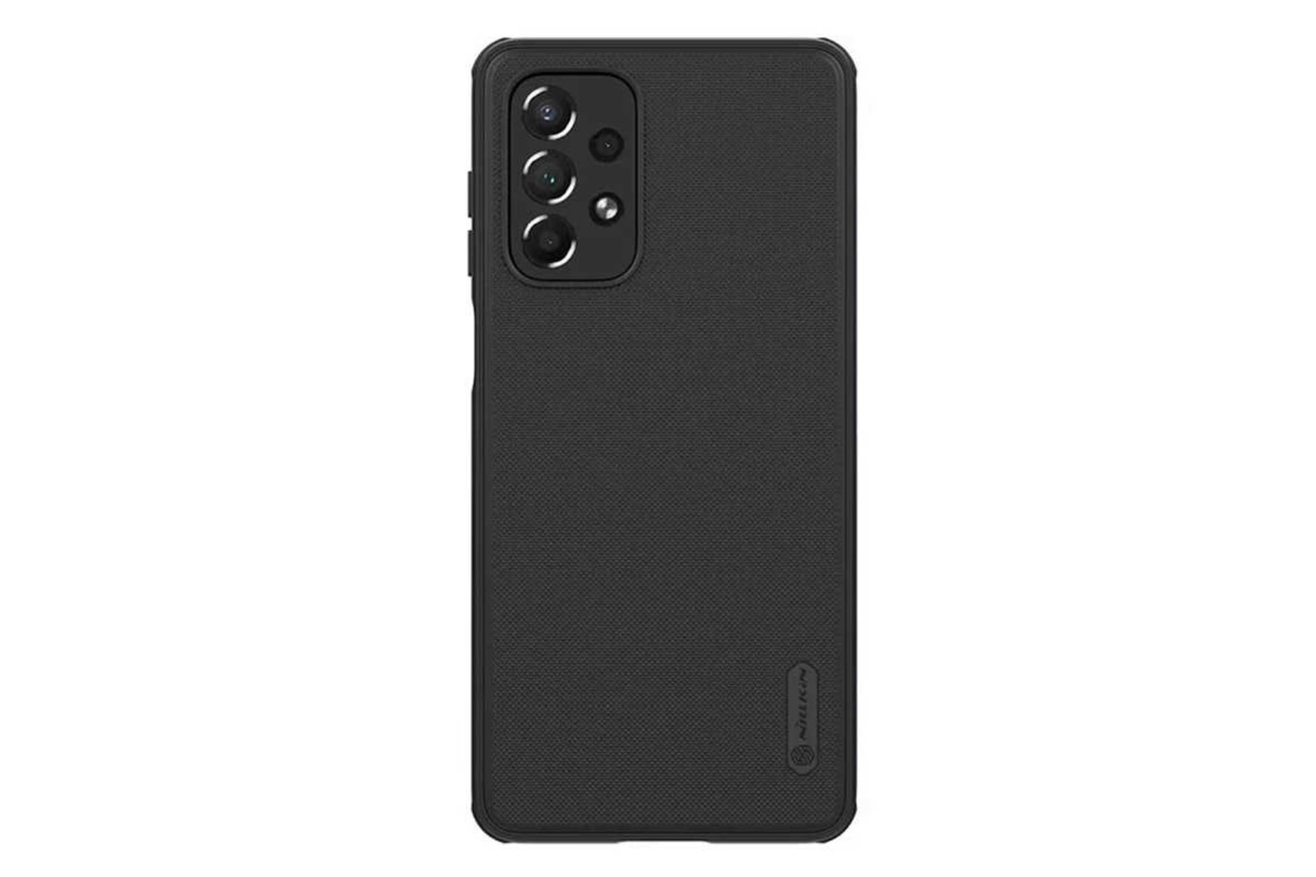نمای پشت قاب گوشی نیلکین مدل Super Frosted Shield مناسب سامسونگ Galaxy A73 رنگ مشکی