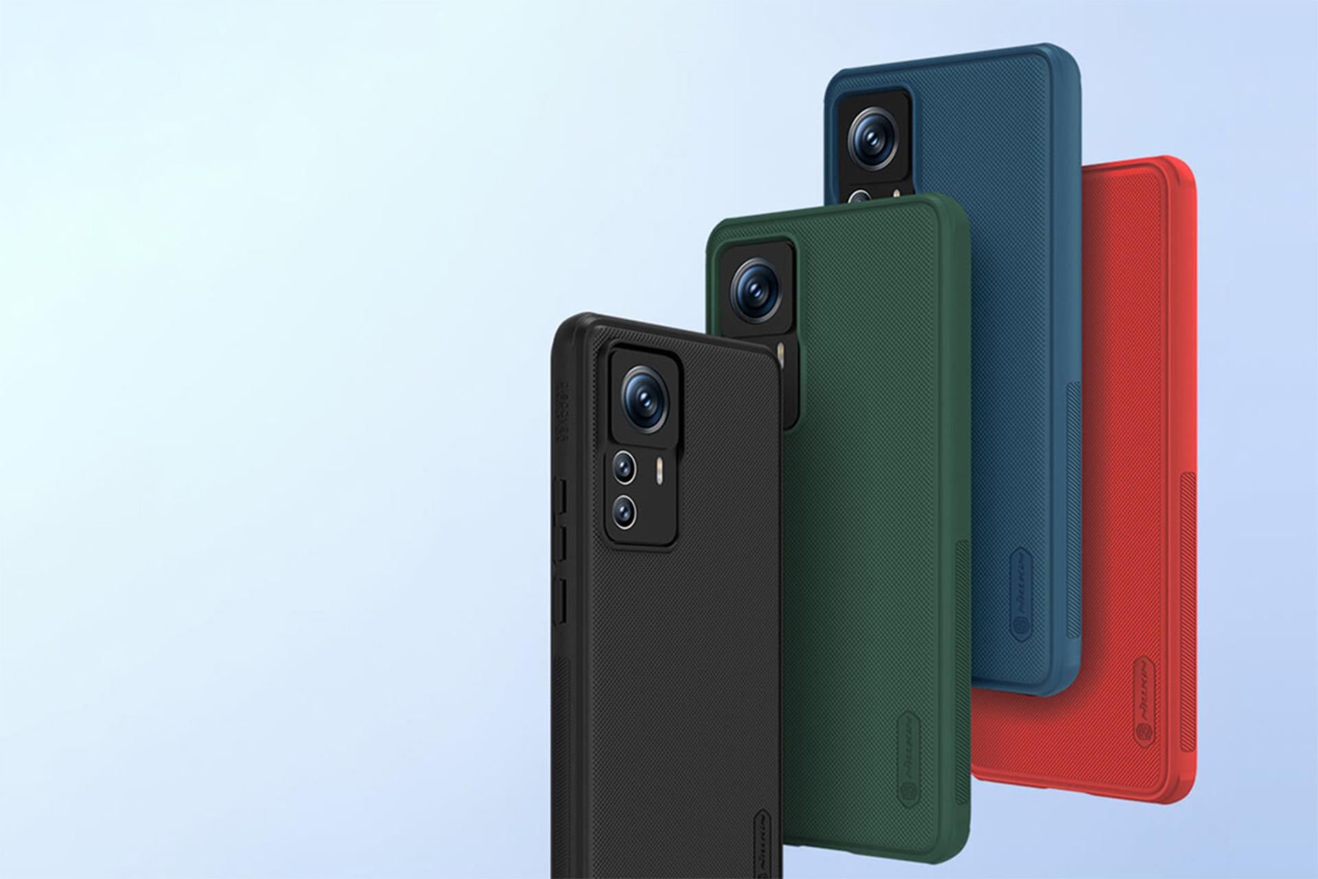 رنگبندی قاب گوشی نیلکین مدل Super Frosted Shield Pro مناسب شیائومی 12T Pro