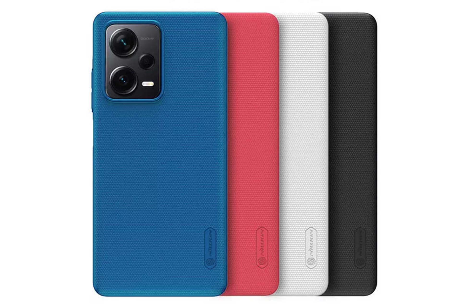 رنگبندی قاب گوشی نیلکین مدل Super Frosted Shield مناسب شیائومی Redmi Note 12 Pro Plus