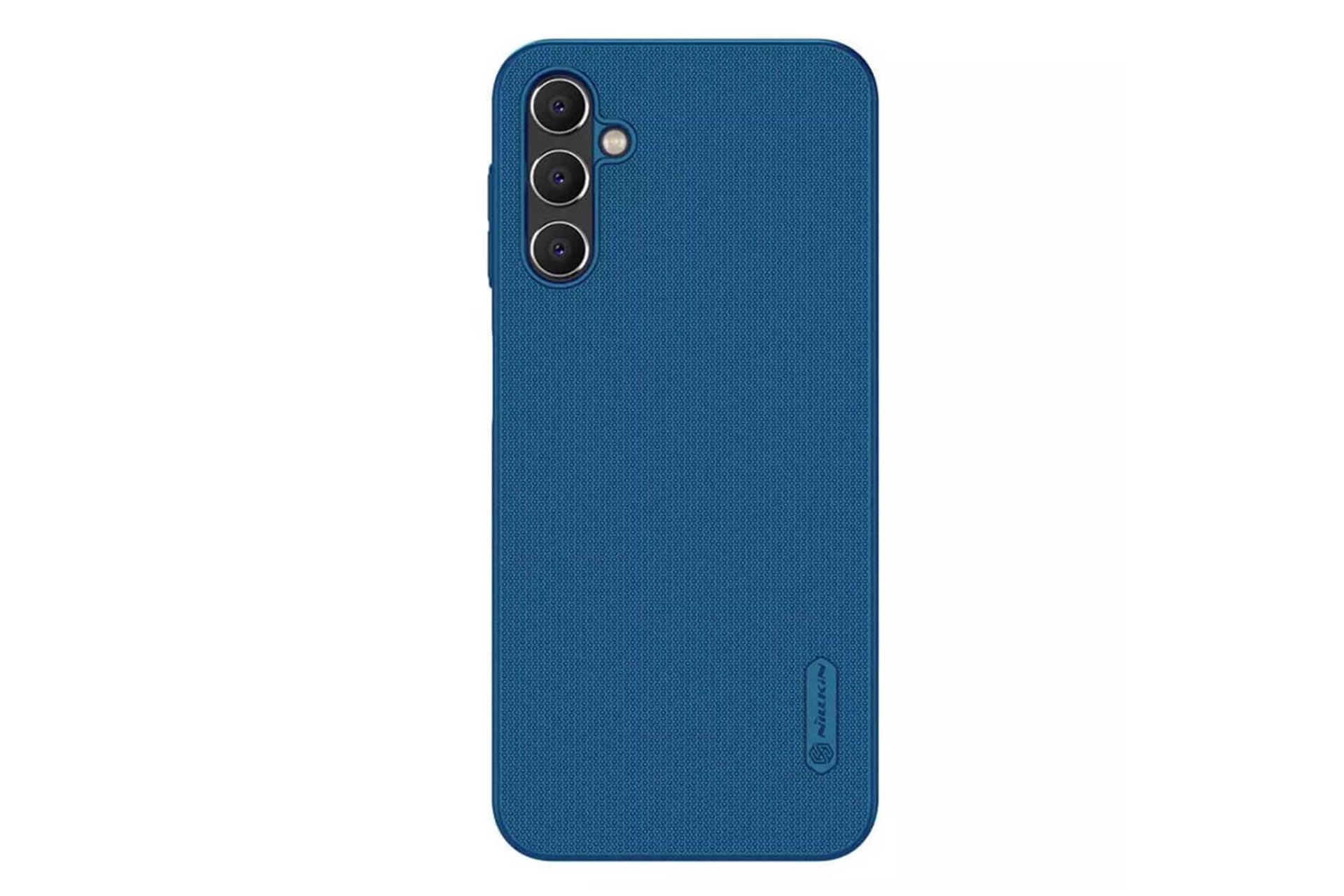 نمای پشت قاب گوشی نیلکین مدل Super Frosted Shield مناسب سامسونگ Galaxy A14 4G رنگ آبی