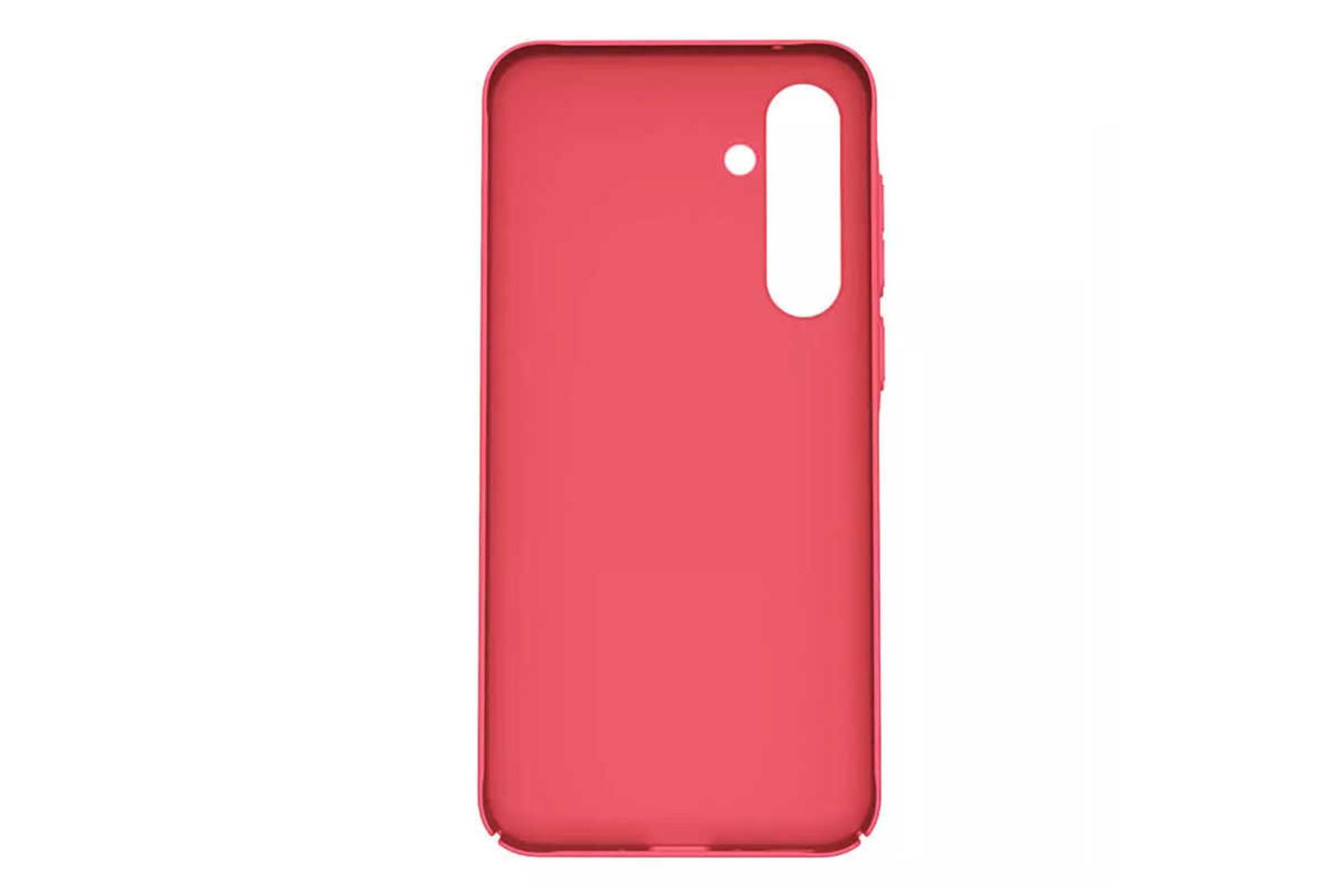 نمای داخل قاب گوشی نیلکین مدل Super Frosted Shield مناسب سامسونگ Galaxy A35 رنگ قرمز