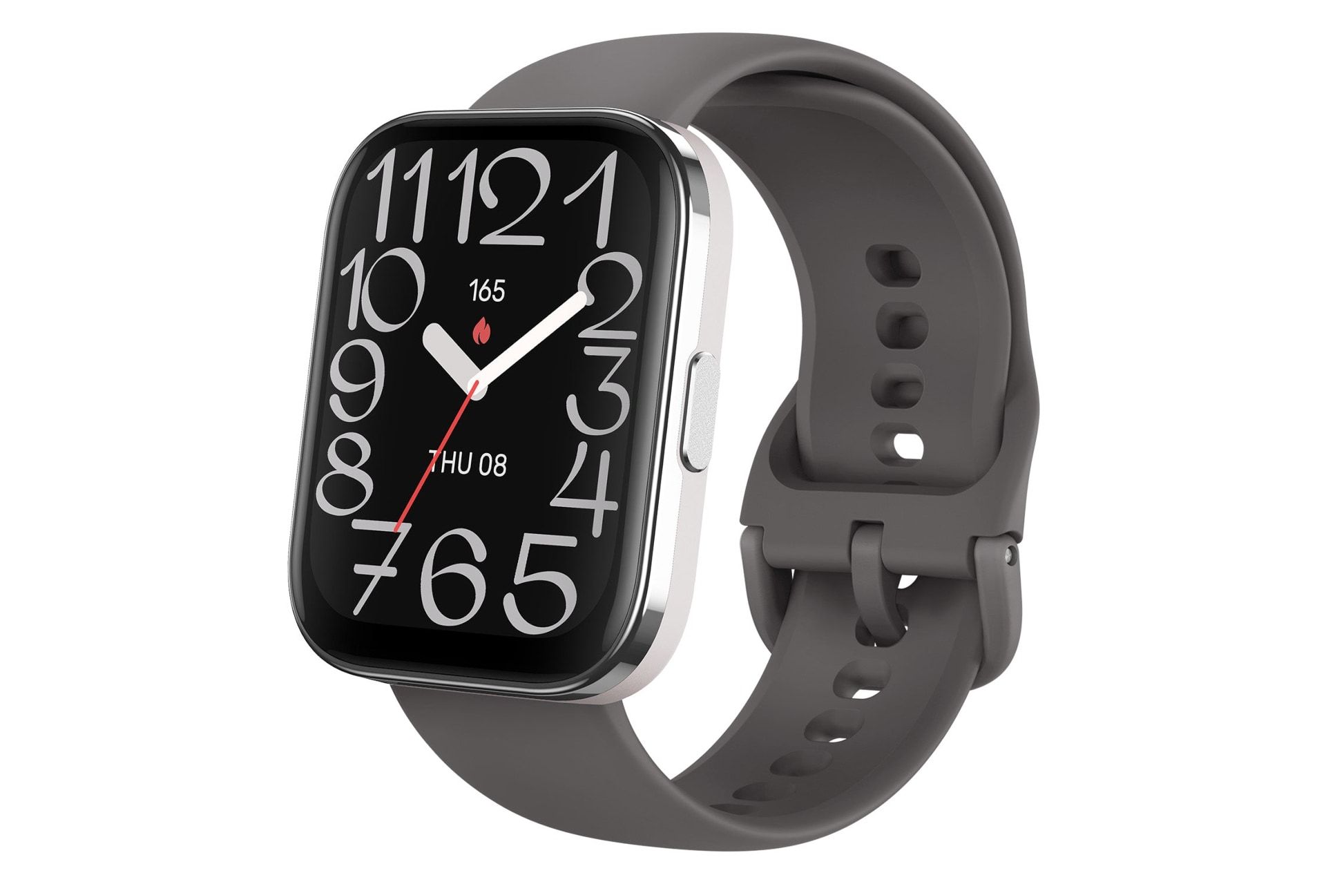 ساعت هوشمند امیزفیت Amazfit Bip 5 Unity با بند خاکستری تیره