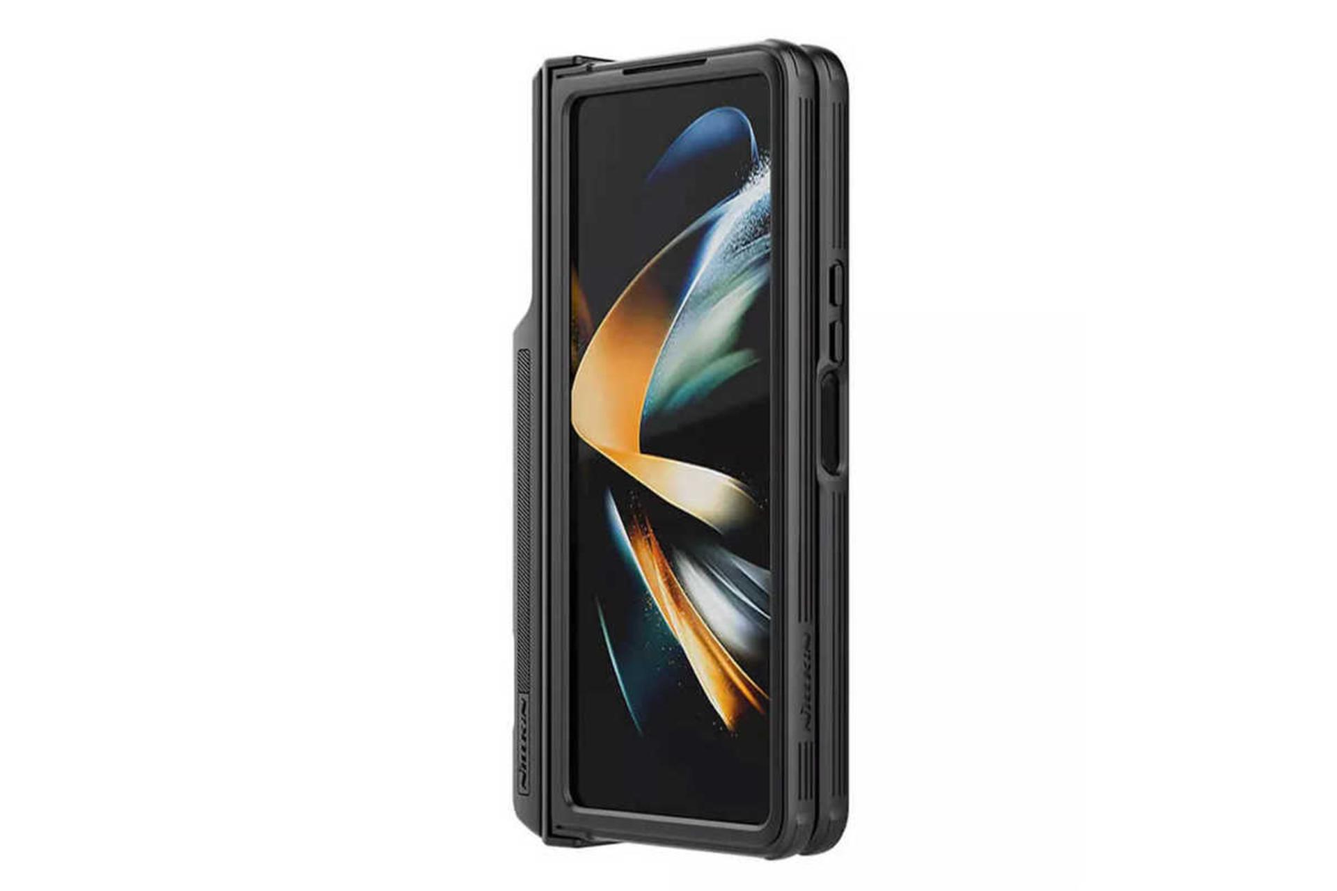 نمای سمت راست قاب گوشی نیلکین مدل CamShield Pro مناسب سامسونگ Galaxy Z Fold4 رنگ مشکی