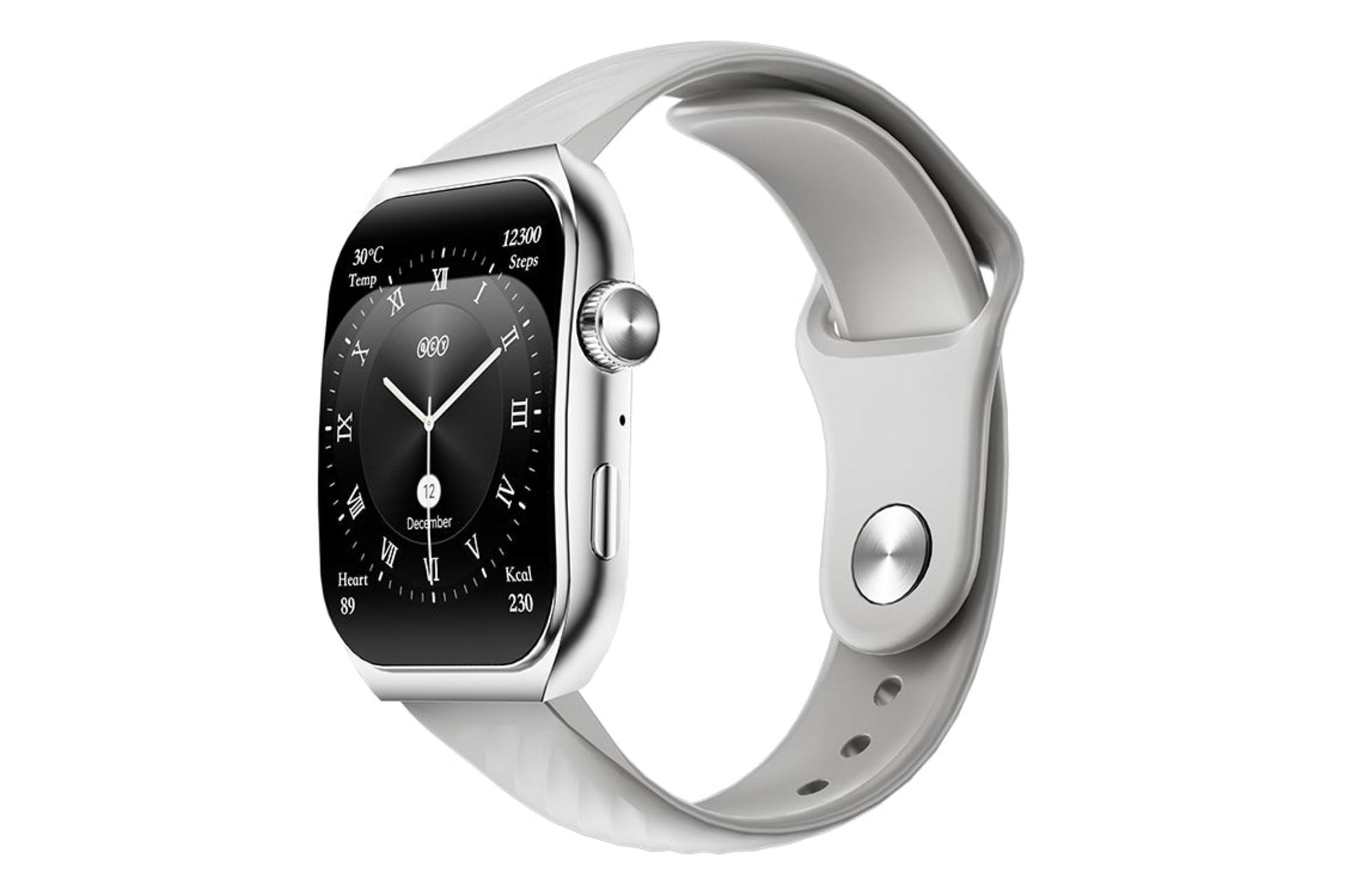 ساعت هوشمند کیو سی وای QCY Watch GS2 نقره ای