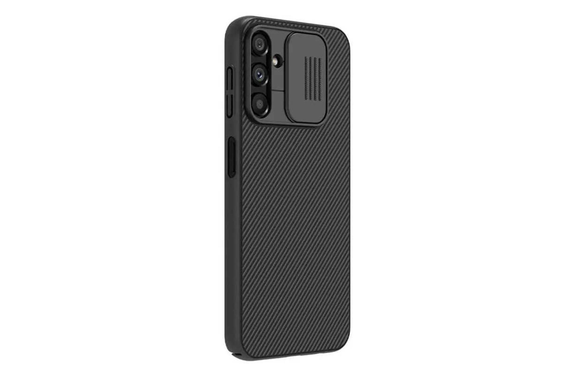 نمای سمت راست قاب گوشی نیلکین مدل CamShield مناسب سامسونگ Galaxy A14 4G رنگ مشکی