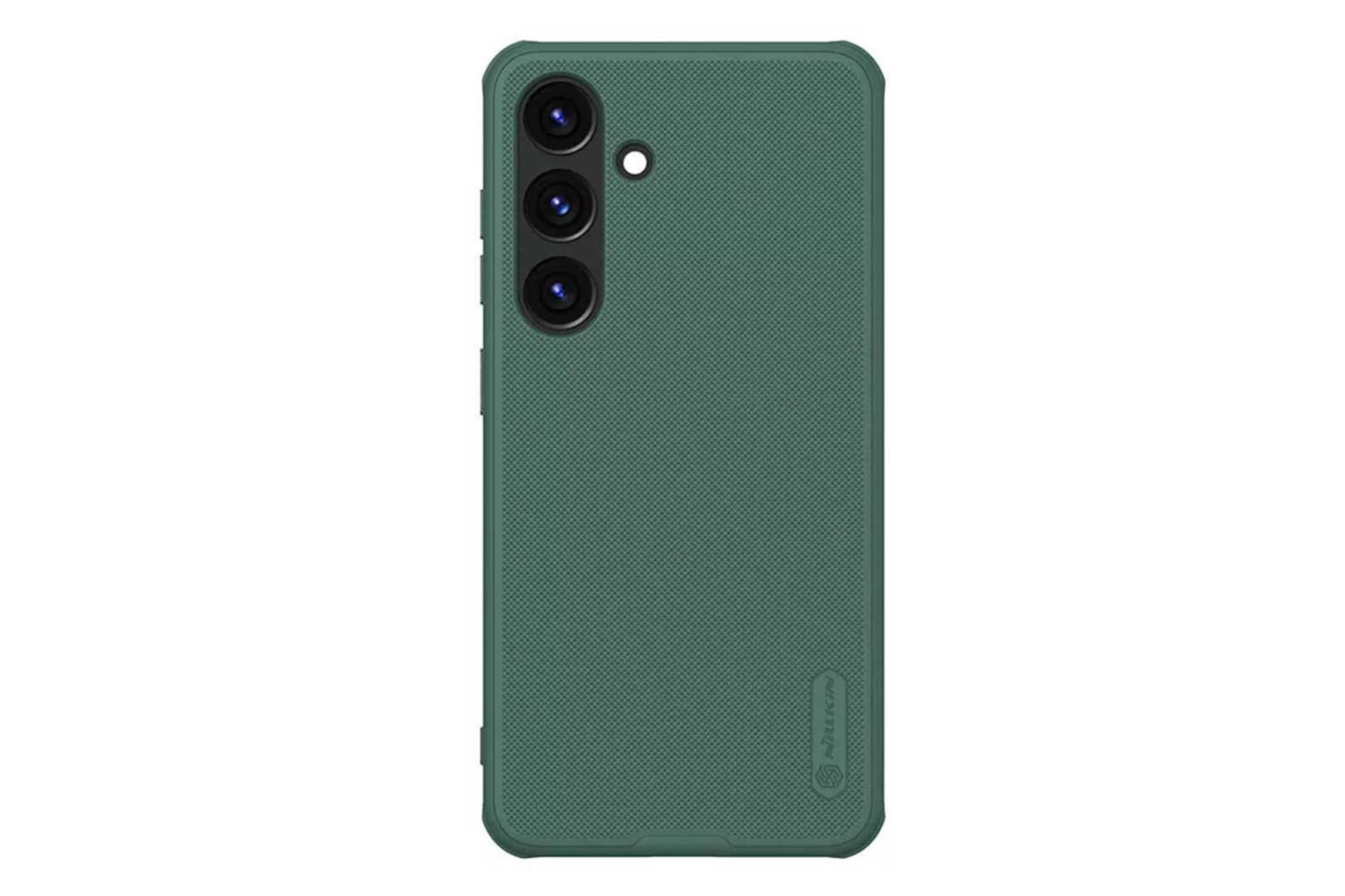 نمای پشت قاب گوشی نیلکین مدل Super Frosted Shield Pro مناسب سامسونگ Galaxy S24 Plus رنگ سبز