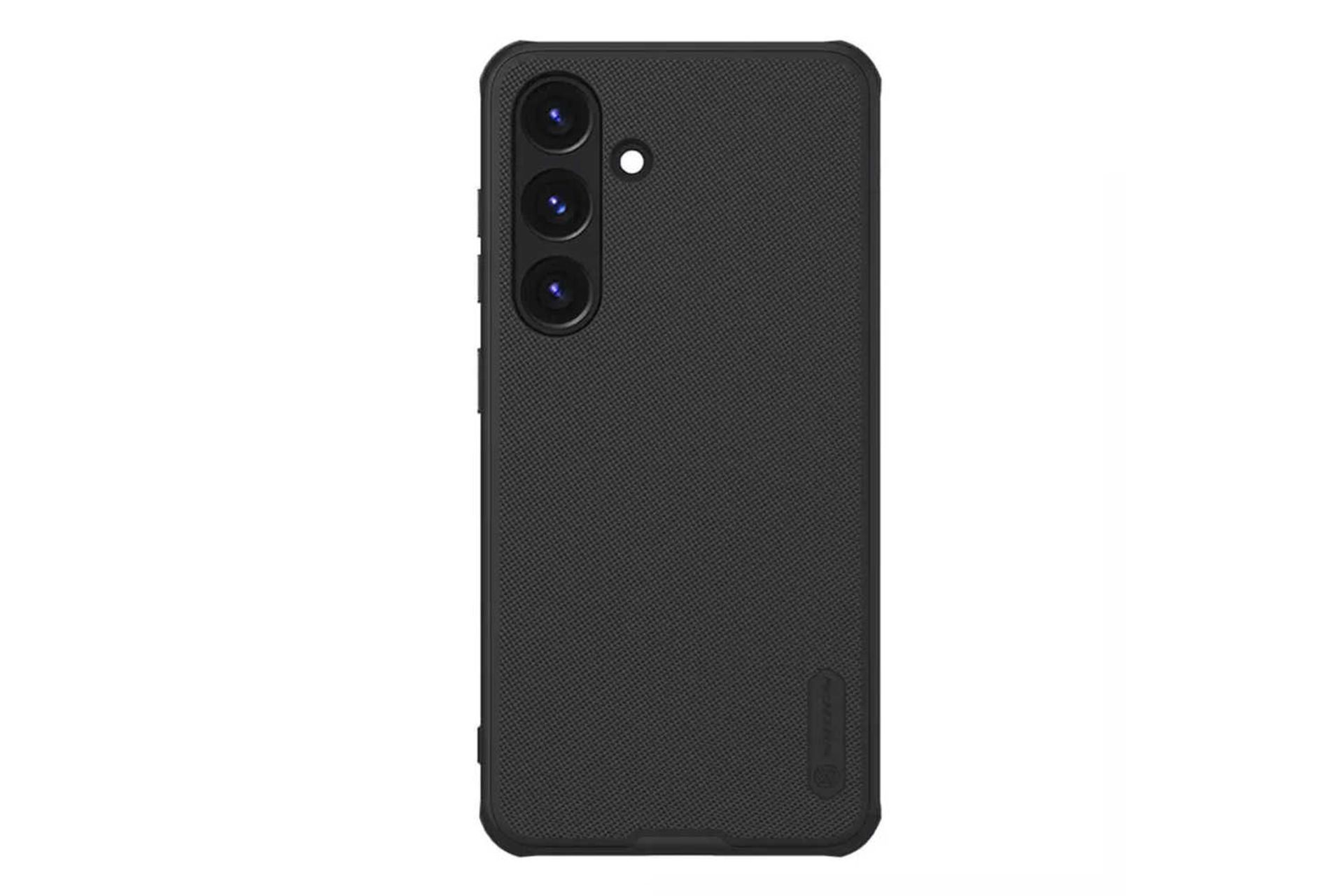 نمای پشت قاب گوشی نیلکین مدل Super Frosted Shield Pro مناسب سامسونگ Galaxy S24 Plus رنگ مشکی