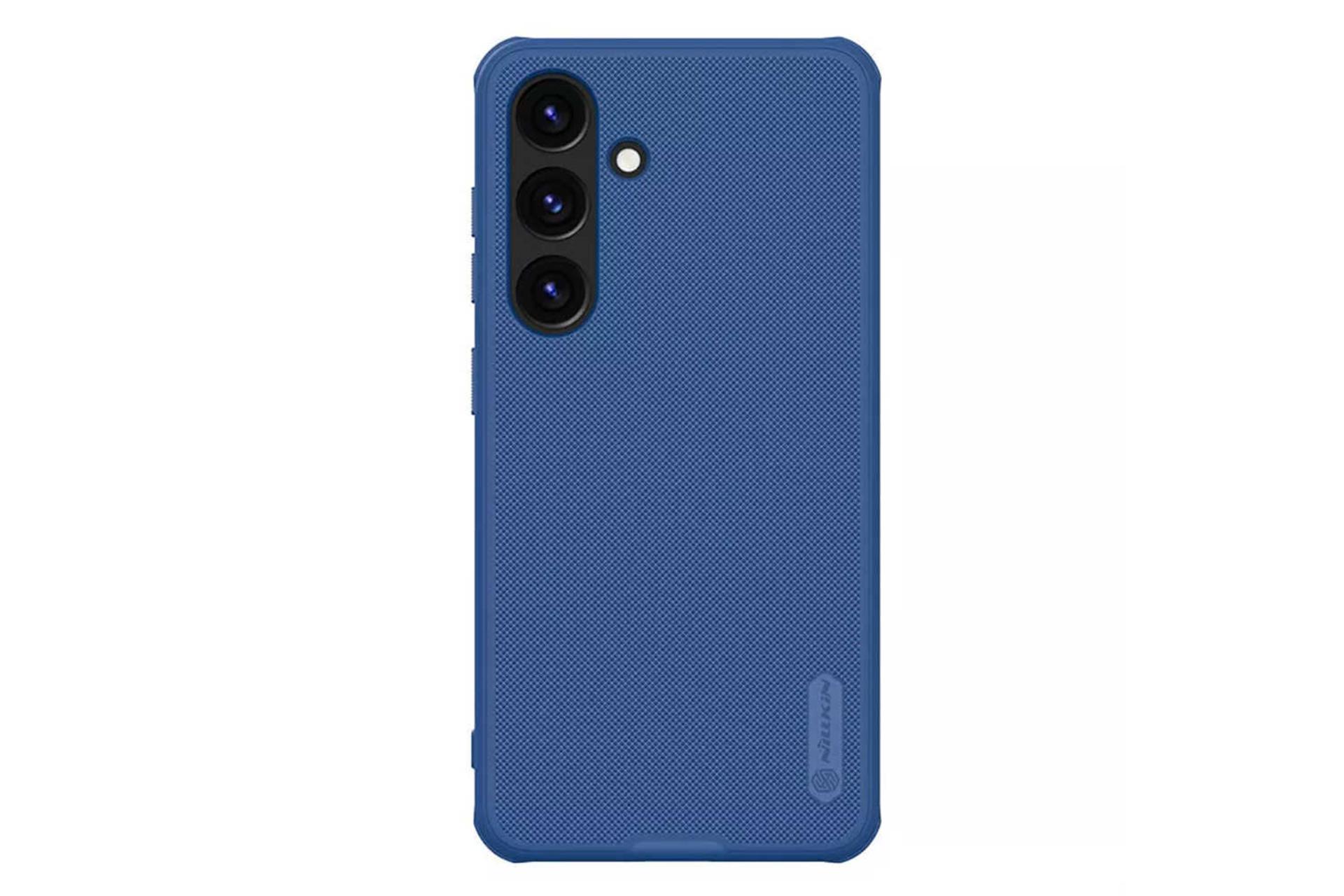 نمای پشت قاب گوشی نیلکین مدل Super Frosted Shield Pro مناسب سامسونگ Galaxy S24 Plus رنگ آبی
