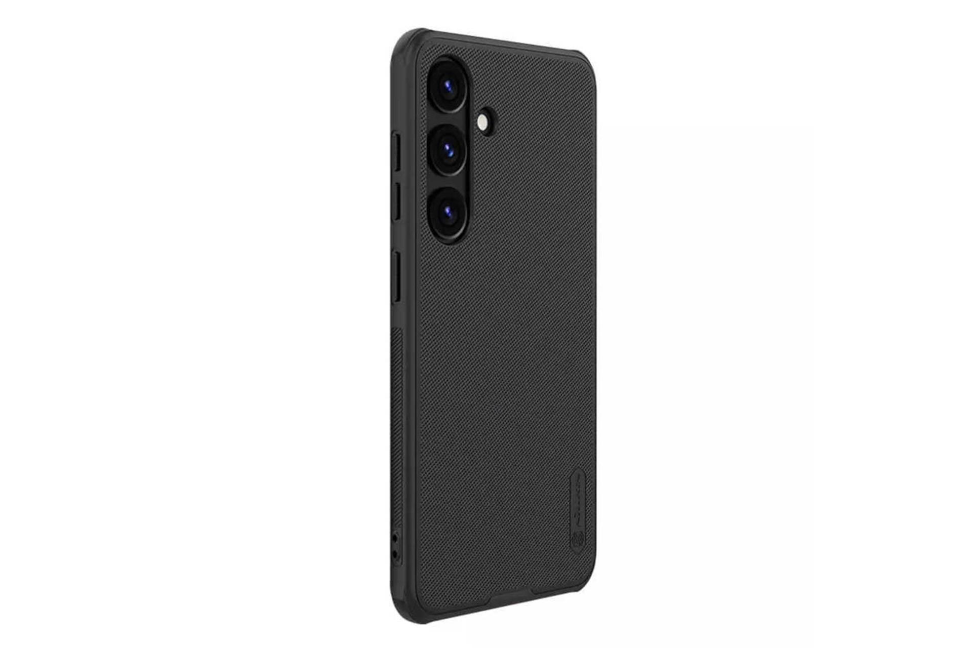 نمای سمت راست قاب گوشی نیلکین مدل Super Frosted Shield Pro مناسب سامسونگ Galaxy S24 Plus رنگ مشکی