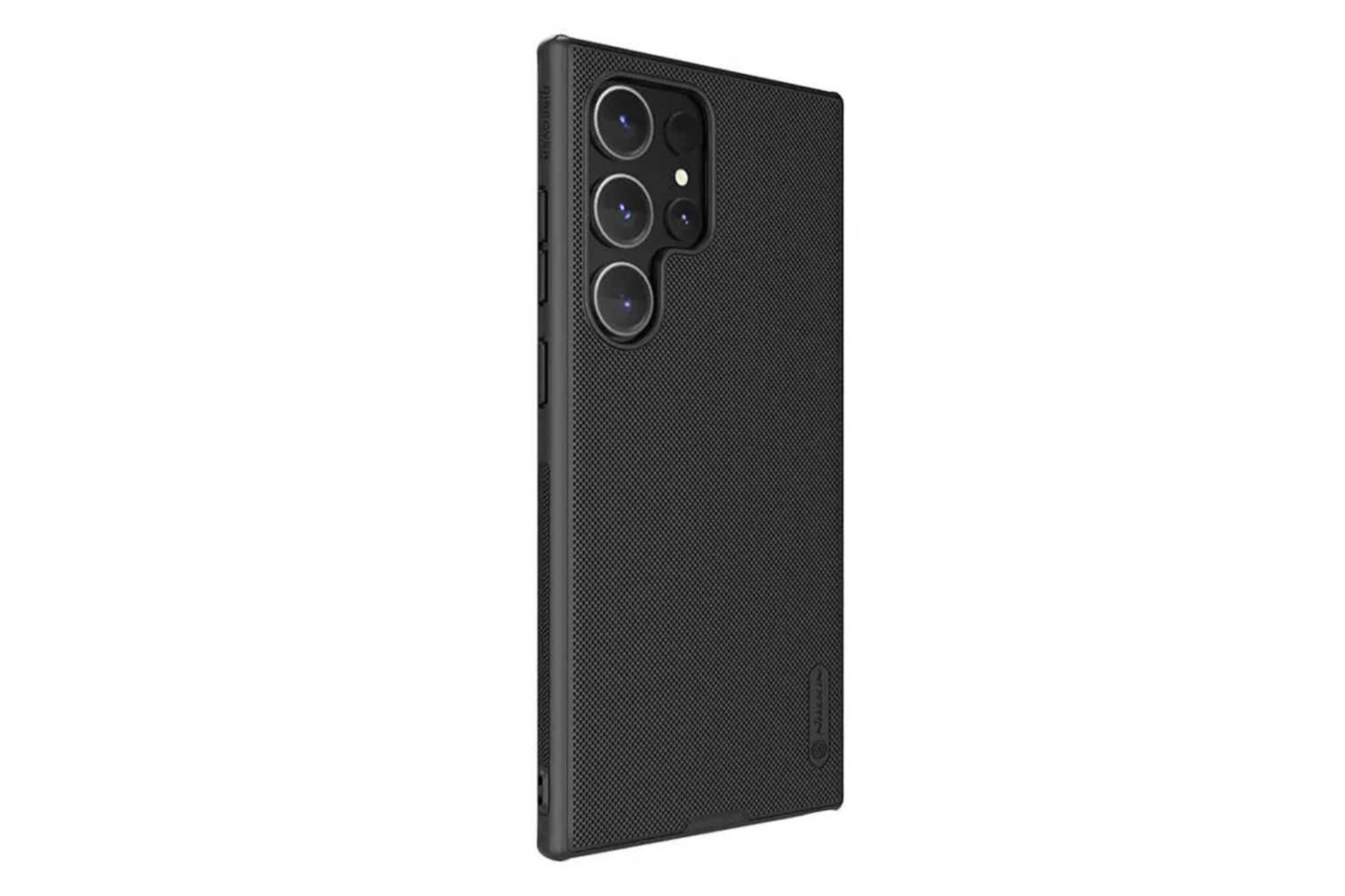 نمای سمت راست قاب گوشی نیلکین مدل Super Frosted Shield Pro Magnetic مناسب سامسونگ Galaxy S24 Ultra رنگ مشکی