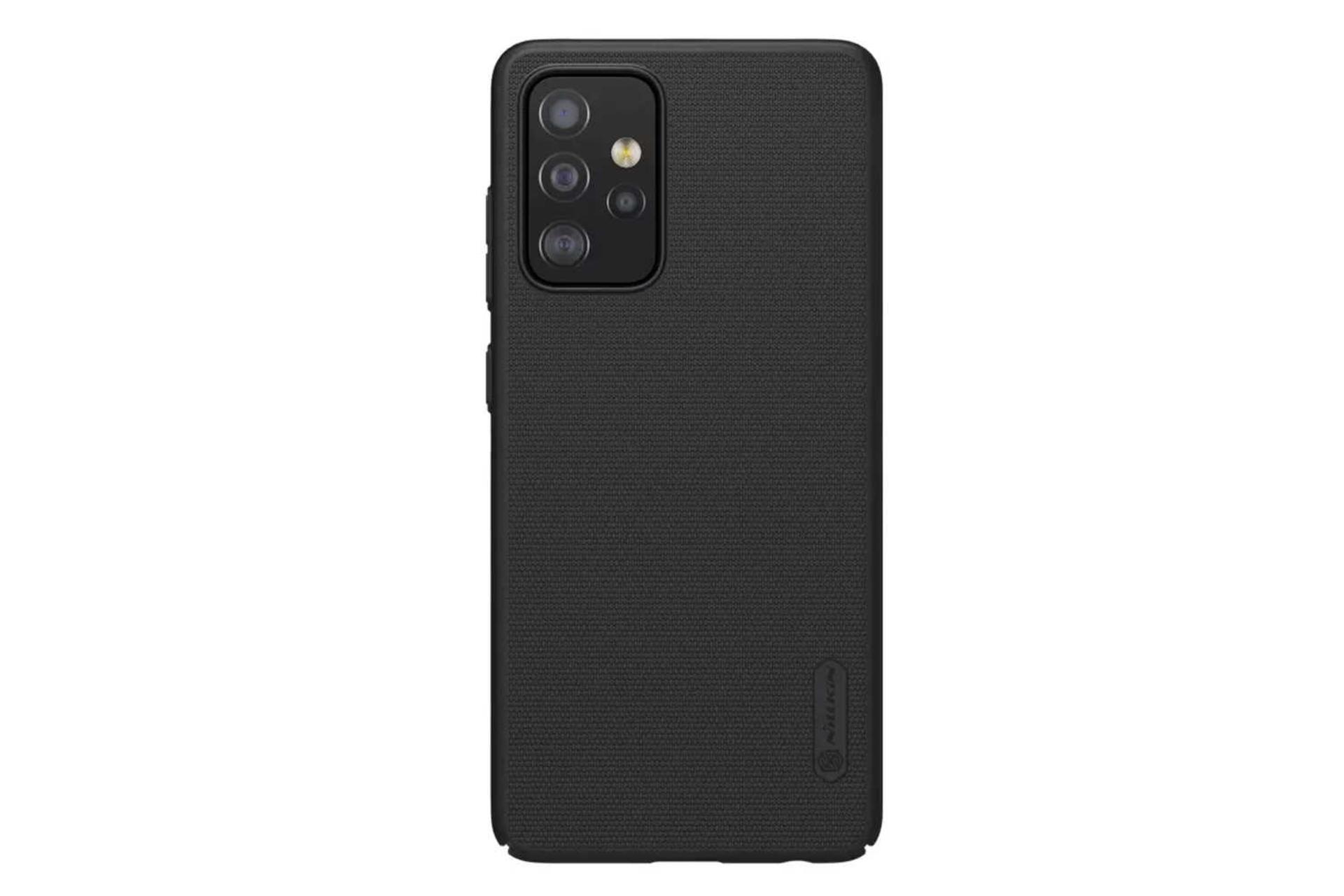 نمای پشت قاب گوشی نیلکین مدل Super Frosted Shield مناسب سامسونگ Galaxy A52 4G / A52 5G / A52s 5G رنگ مشکی