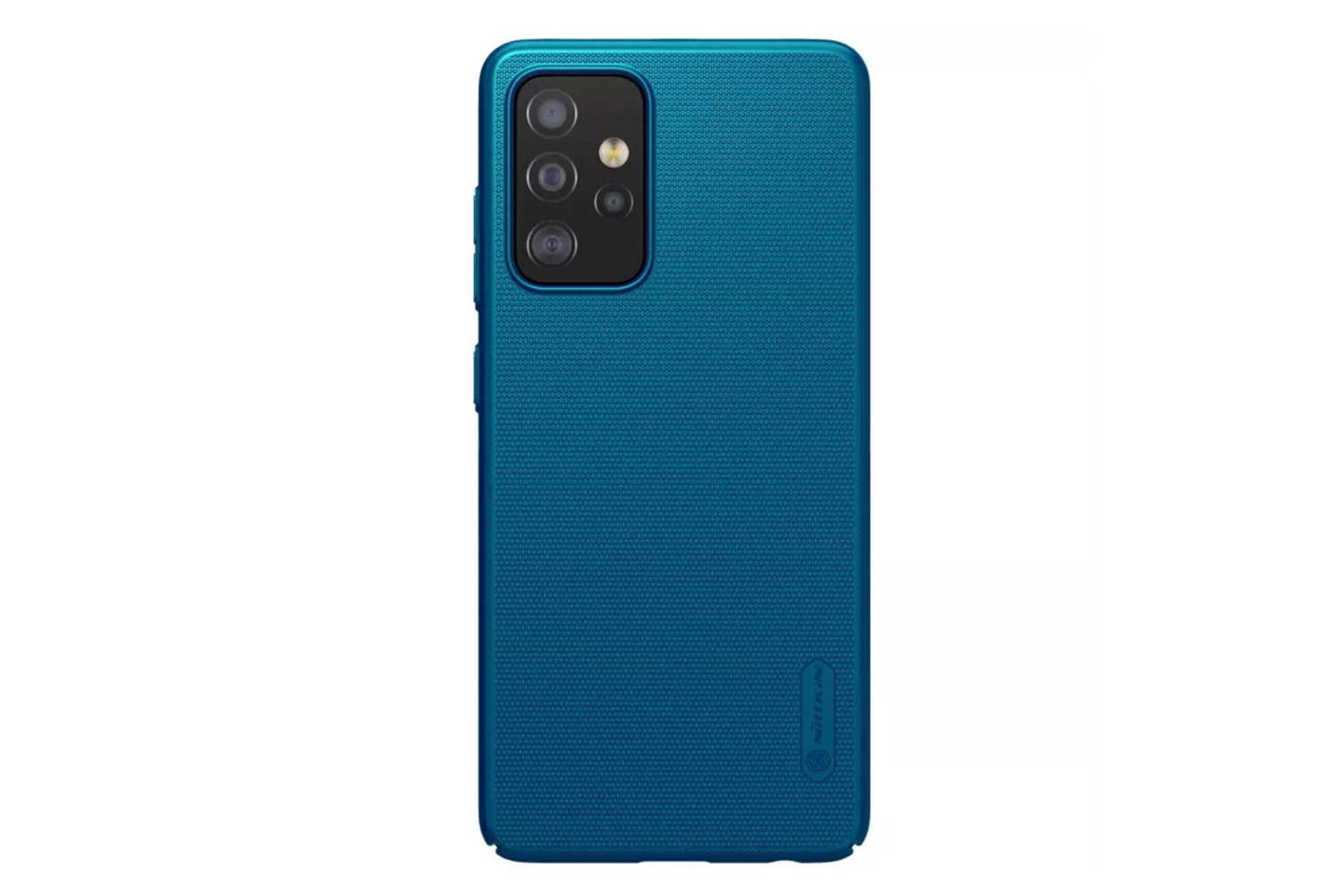 نمای پشت قاب گوشی نیلکین مدل Super Frosted Shield مناسب سامسونگ Galaxy A52 4G / A52 5G / A52s 5G رنگ آبی