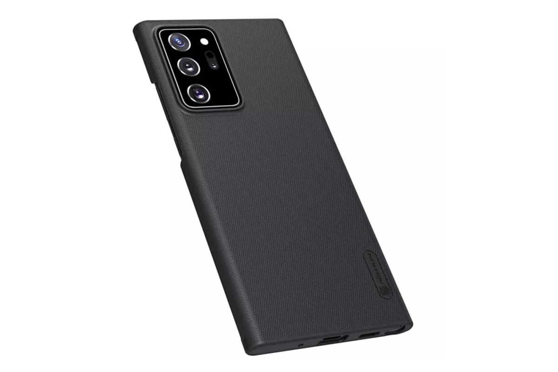 نمای سمت راست قاب گوشی نیلکین مدل Super Frosted Shield مناسب سامسونگ Galaxy Note20 Ultra رنگ مشکی