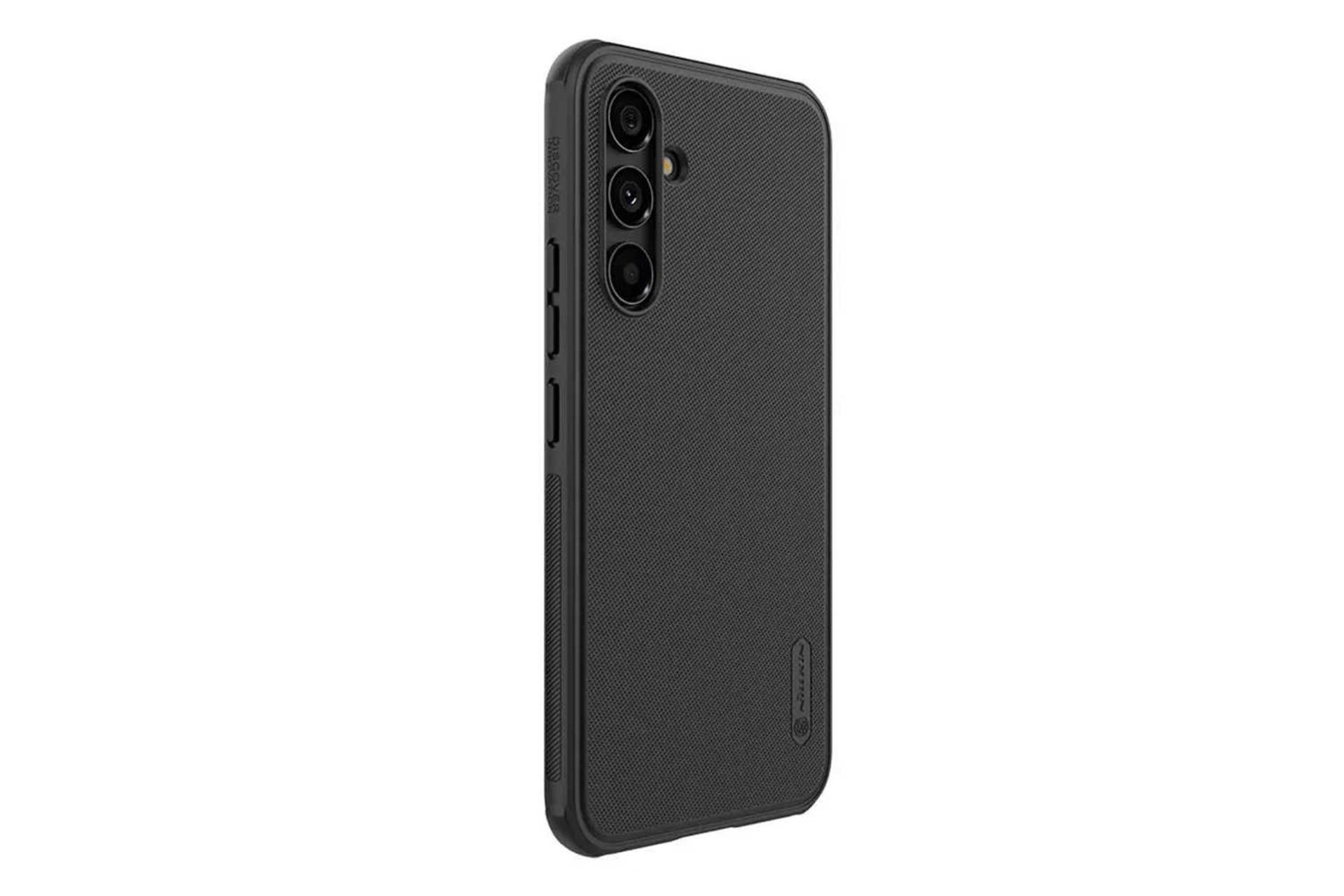 نمای سمت راست قاب گوشی نیلکین مدل Super Frosted Shield Pro مناسب سامسونگ Galaxy A54 رنگ مشکی