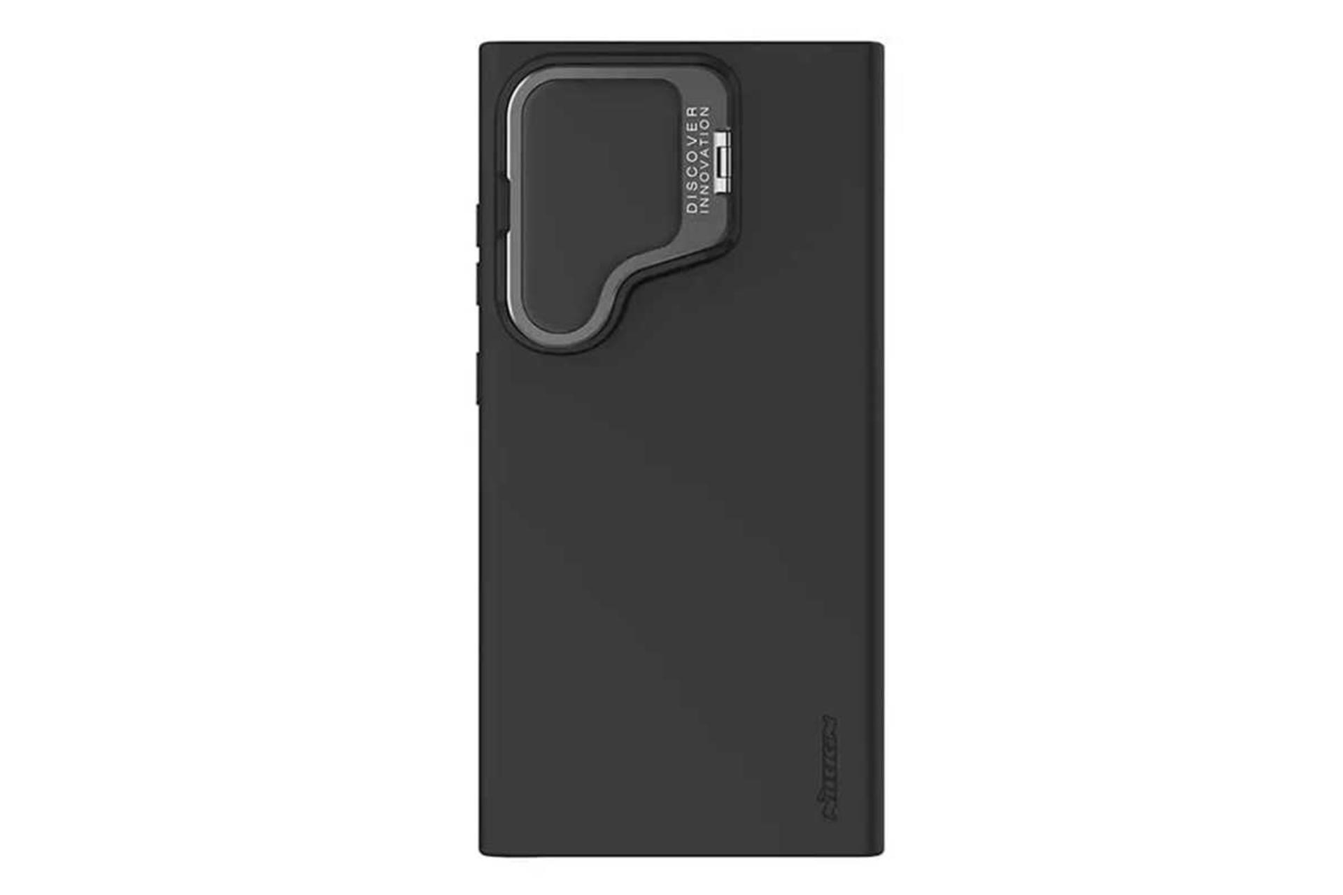 نمای پشت قاب گوشی نیلکین مدل CamShield Silky Prop Silicon مناسب سامسونگ Galaxy S24 Ultra رنگ مشکی