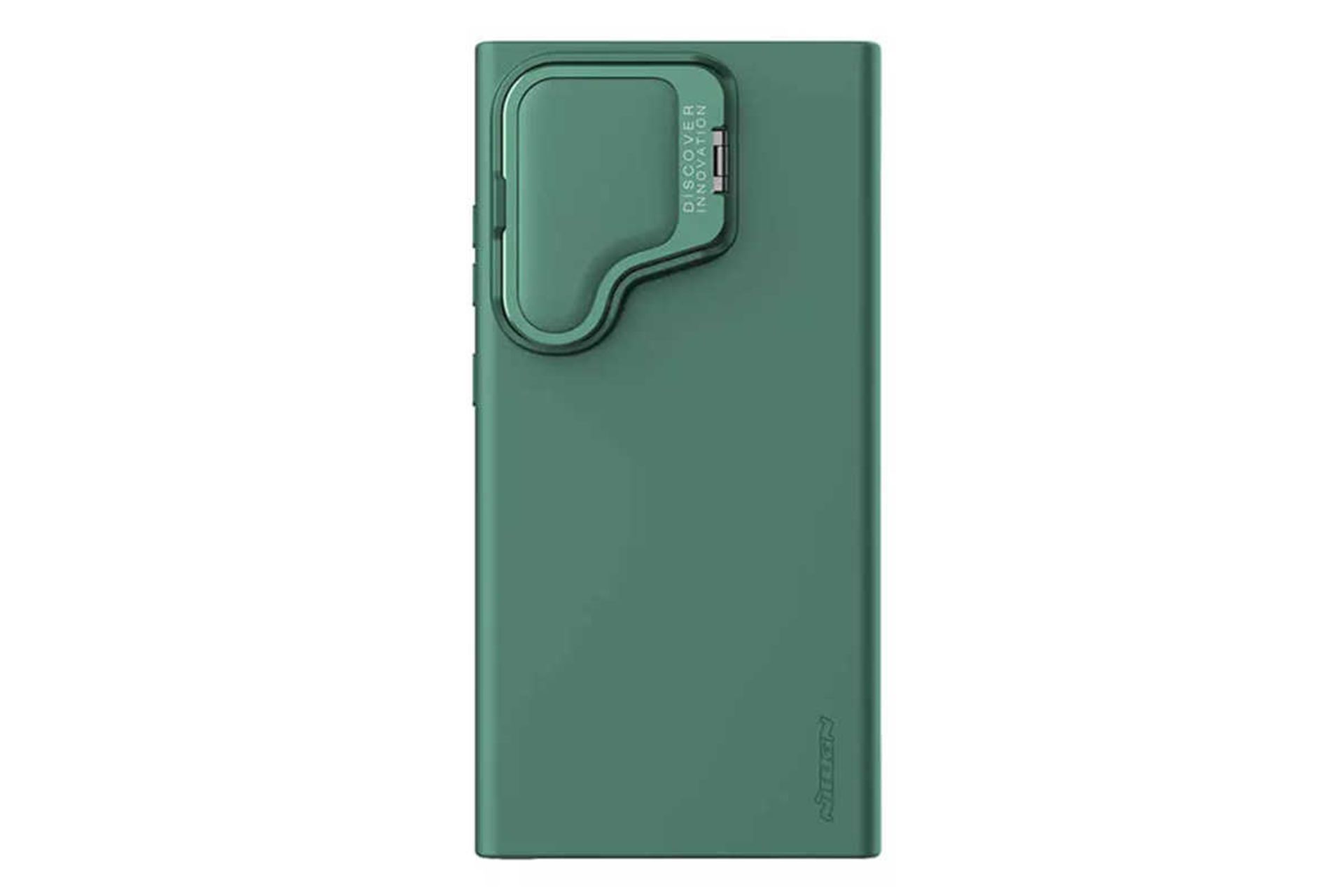 نمای پشت قاب گوشی نیلکین مدل CamShield Silky Prop Silicon مناسب سامسونگ Galaxy S24 Ultra رنگ سبز