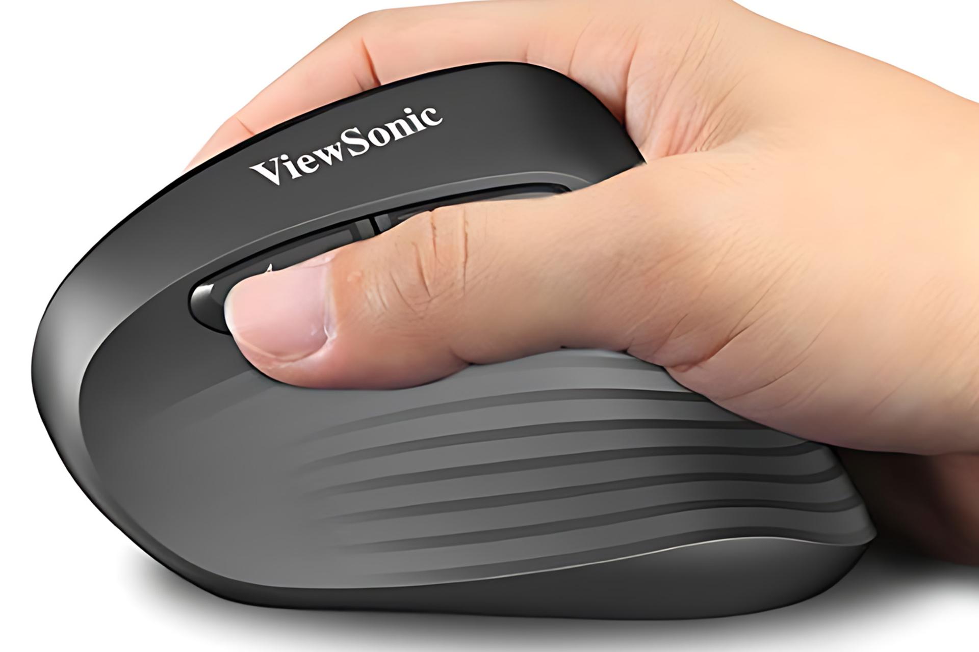 ابعاد ماوس ویوسونیک ViewSonic MW610 در دست