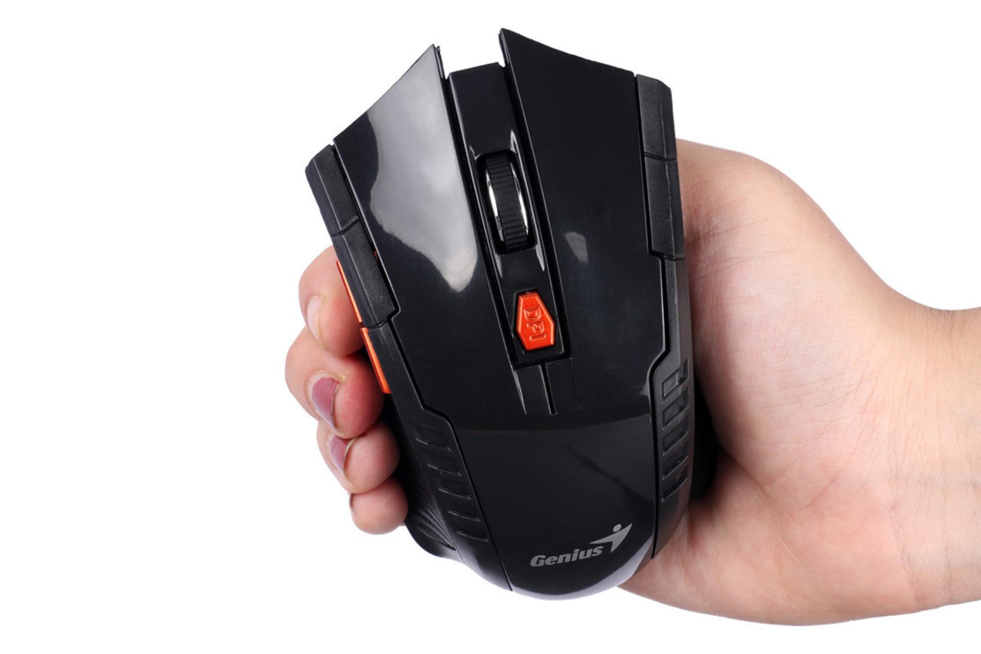 ابعاد ماوس جنیوس Genius G-8511 در دست