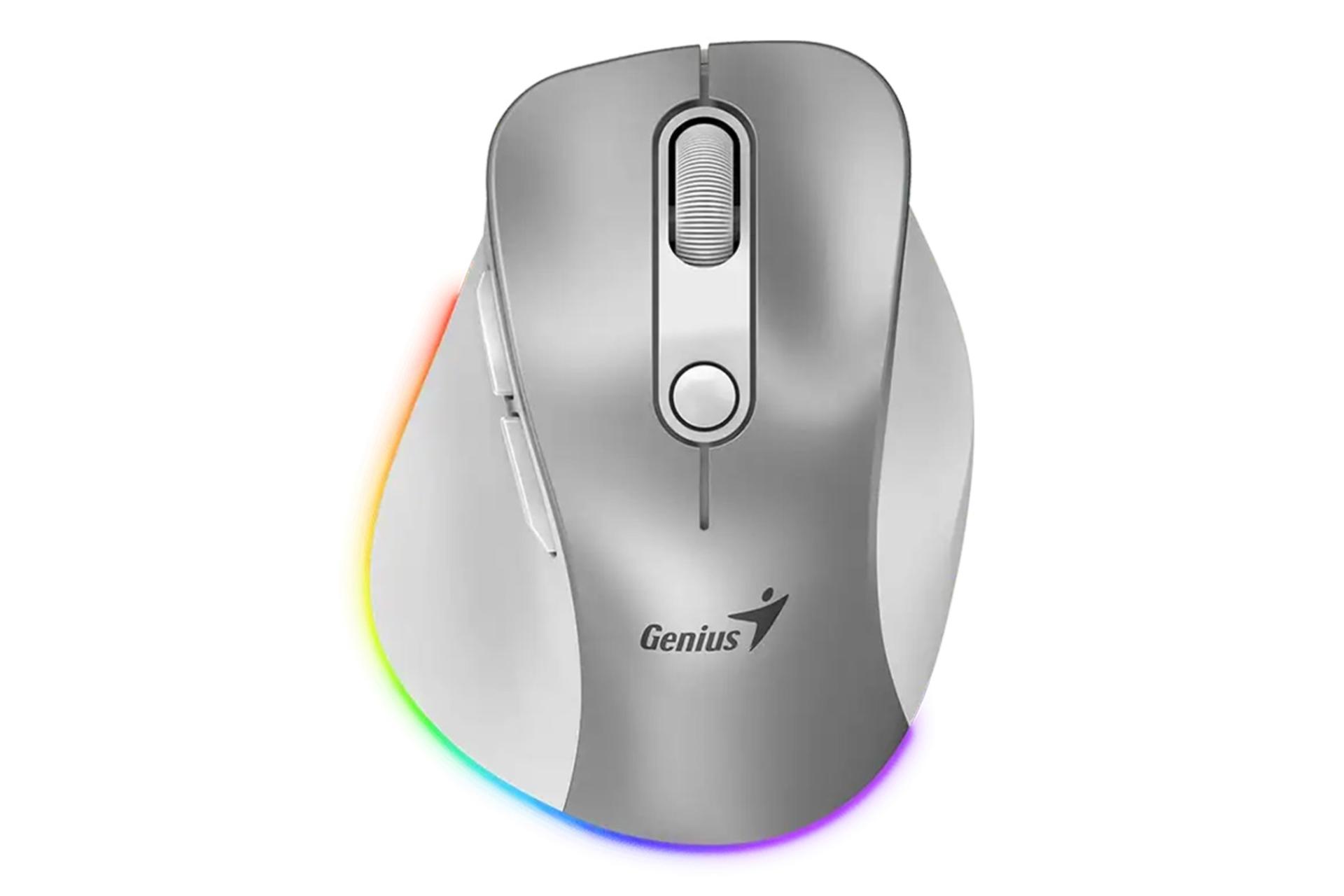 رنگ خاکستری ماوس جنیوس Genius Ergo 9000S Pro