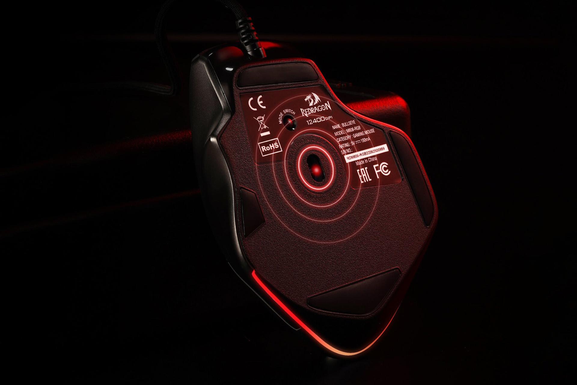 نمای پایین ماوس ردراگون Redragon M806 Bullseye