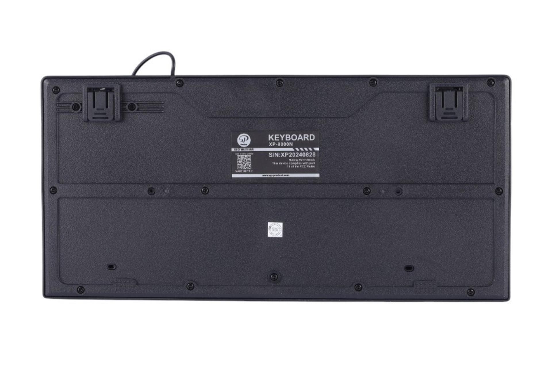نمای پشت و بدنه کیبورد ایکس پی پروداکت XP-9000N